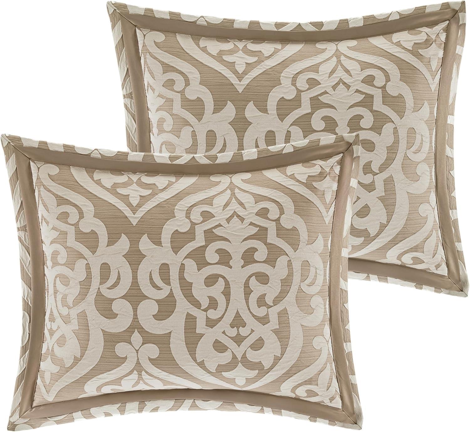 Madison Park Odette Jacquard 8 Piece Comforter Set