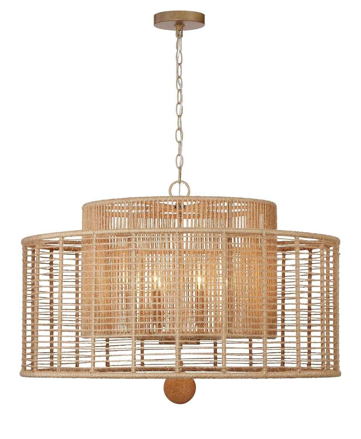 Crystorama Lighting Jayna 8 - Light Chandelier in  Burnished Silver