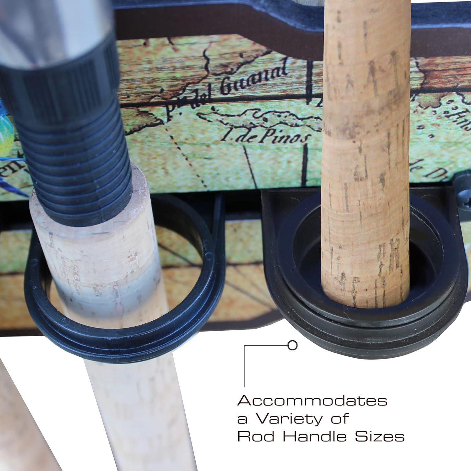 Guy Harvey Bajo Estante de Pared de 6 Varillas