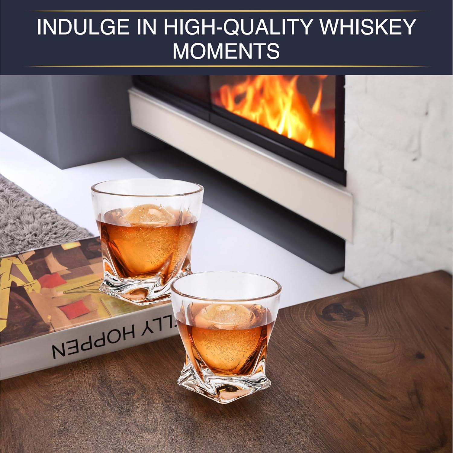 REGAL TRUNK & CO. Whiskey Glass Set of 2 - Clear