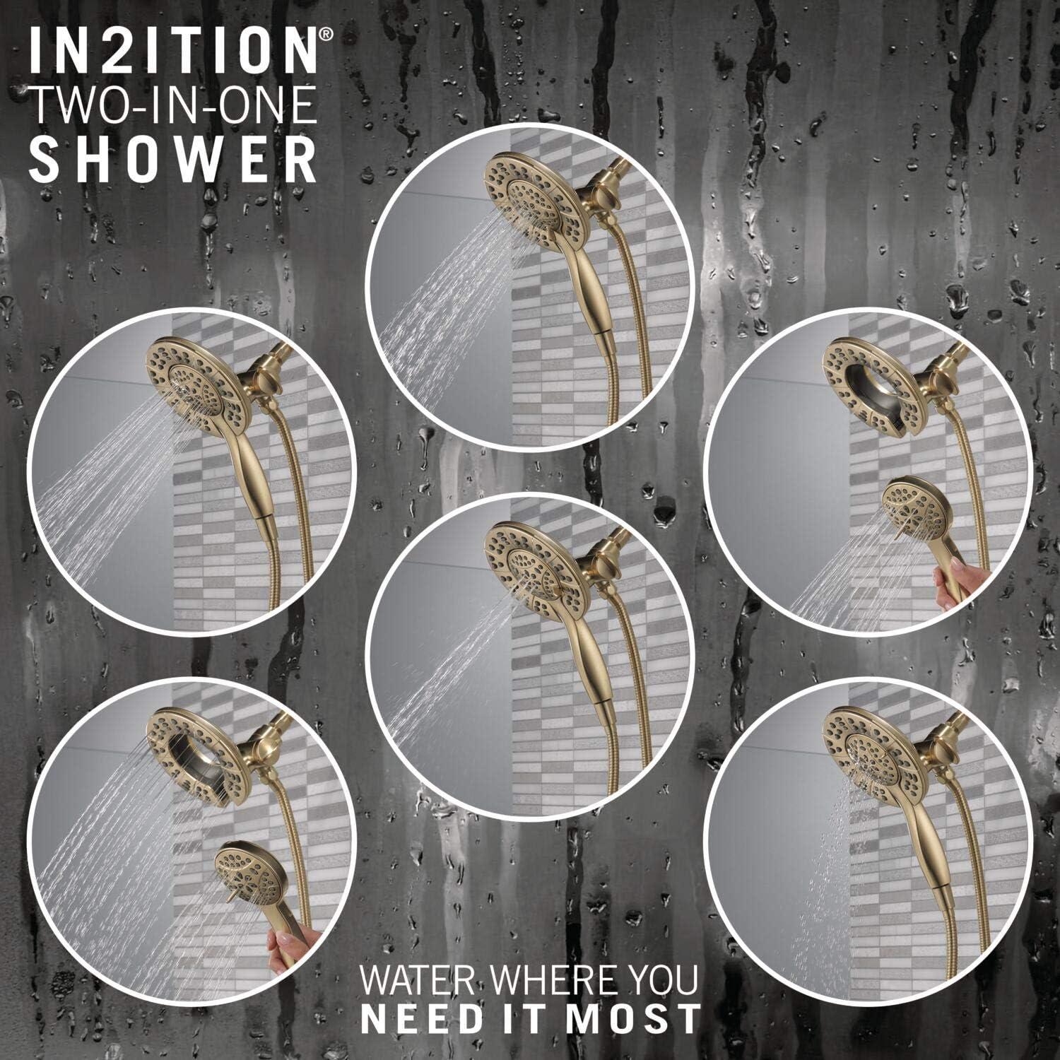 Linden 17 Series Dual-Function Tub Shower Faucet Set, In2ition Shower Handle Trim Kit