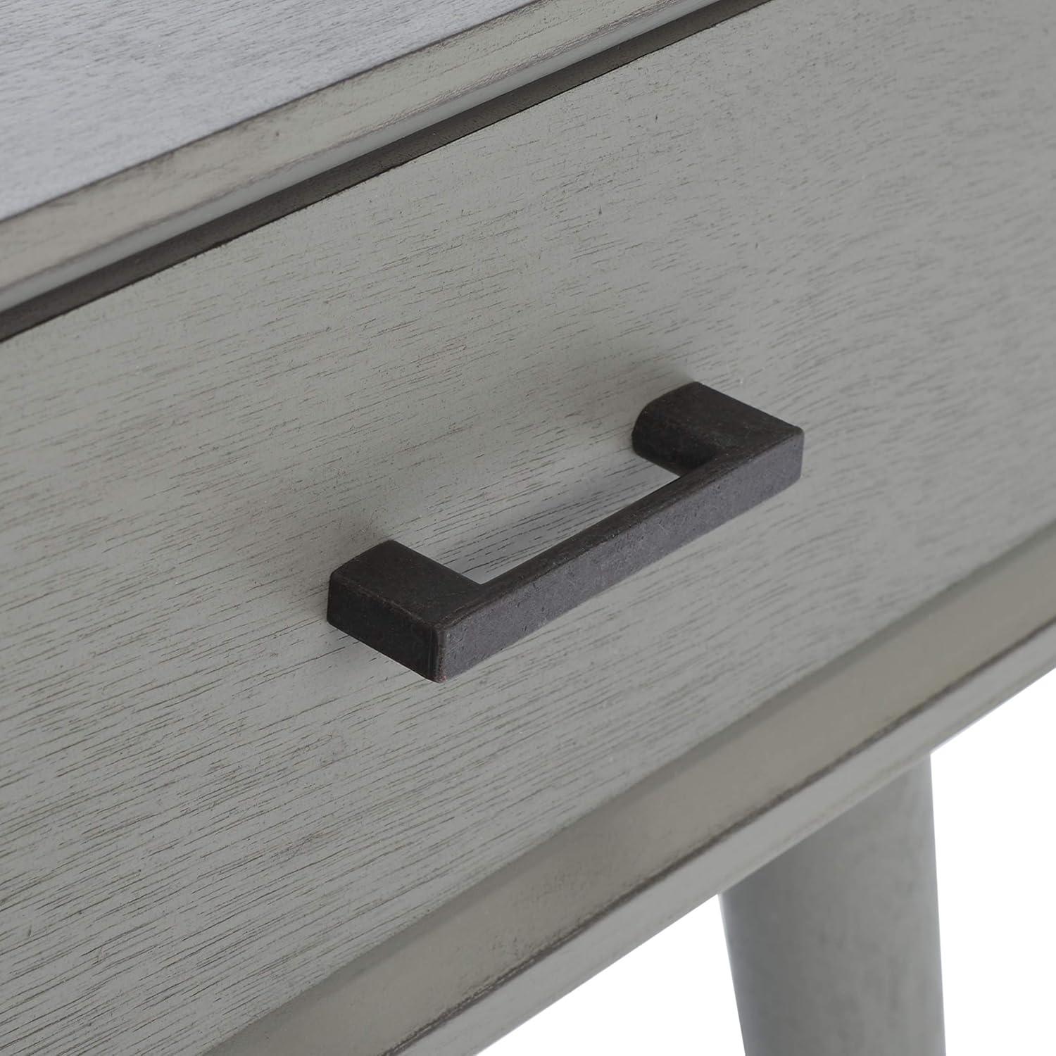 Mozart Mid-Century Coffee Table - Distressed Grey - Safavieh