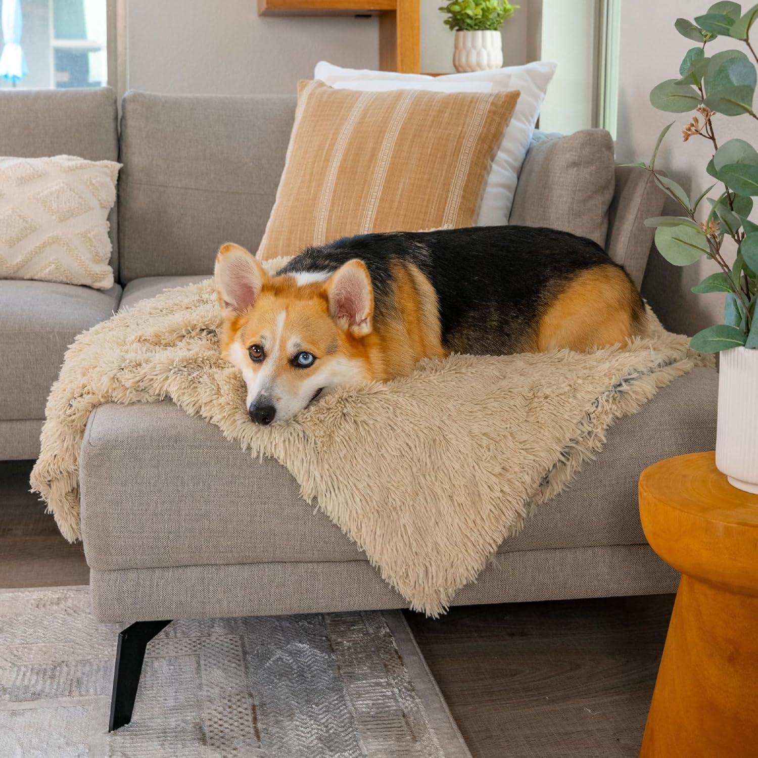 Best Friends By Sheri Best Friends by Sheri Calming Shag Fur Pet Throw Blanket
