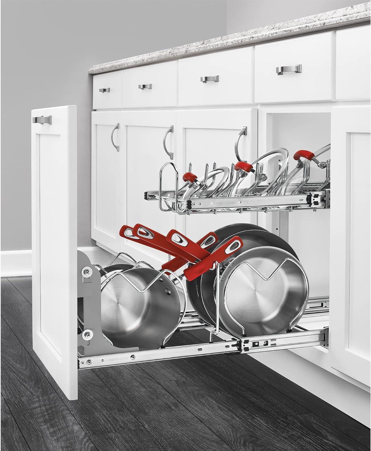 Rev-A-Shelf Rev-A-Shelf Pullout Cabinet Pot and Pan Organizer