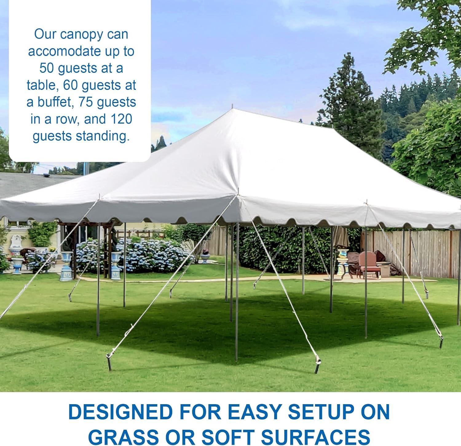 Party Tents Direct Galvanized Party Steel Tent