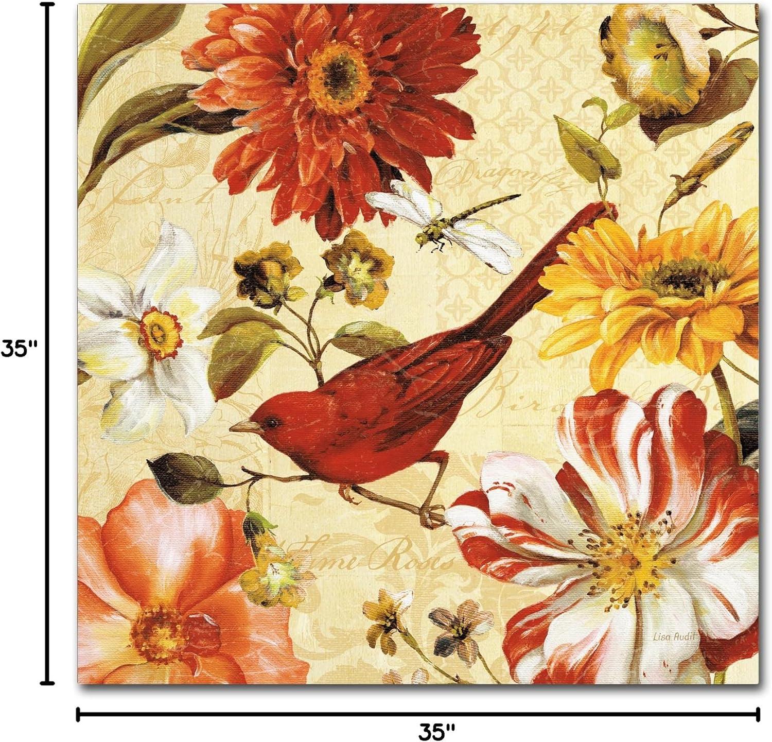 Trademark Fine Art "Rainbow Garden Spice III" Canvas Art by Lisa Audit