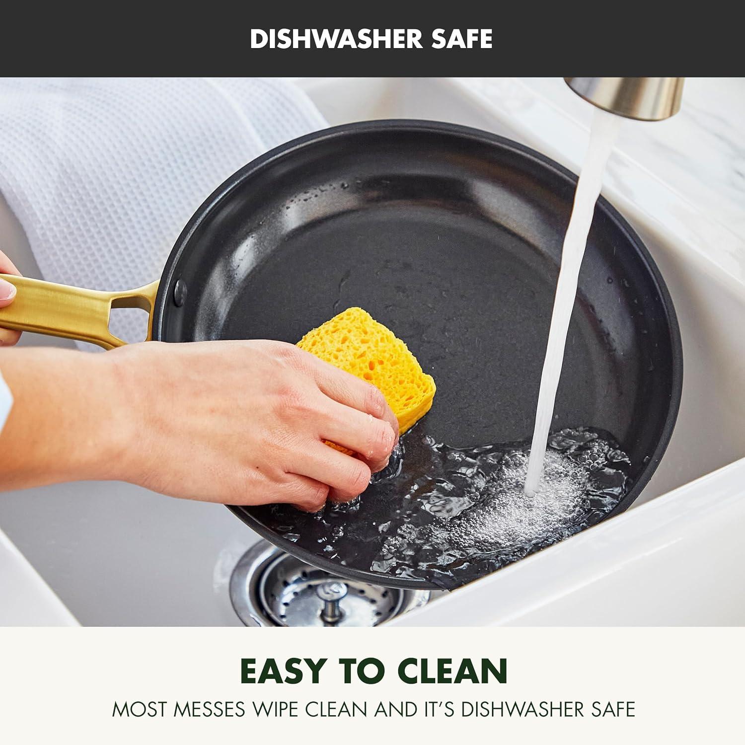 GreenPan ™ Reserve Black 2-Piece 10" and 12" Ceramic Non-Stick Frying Pan Set