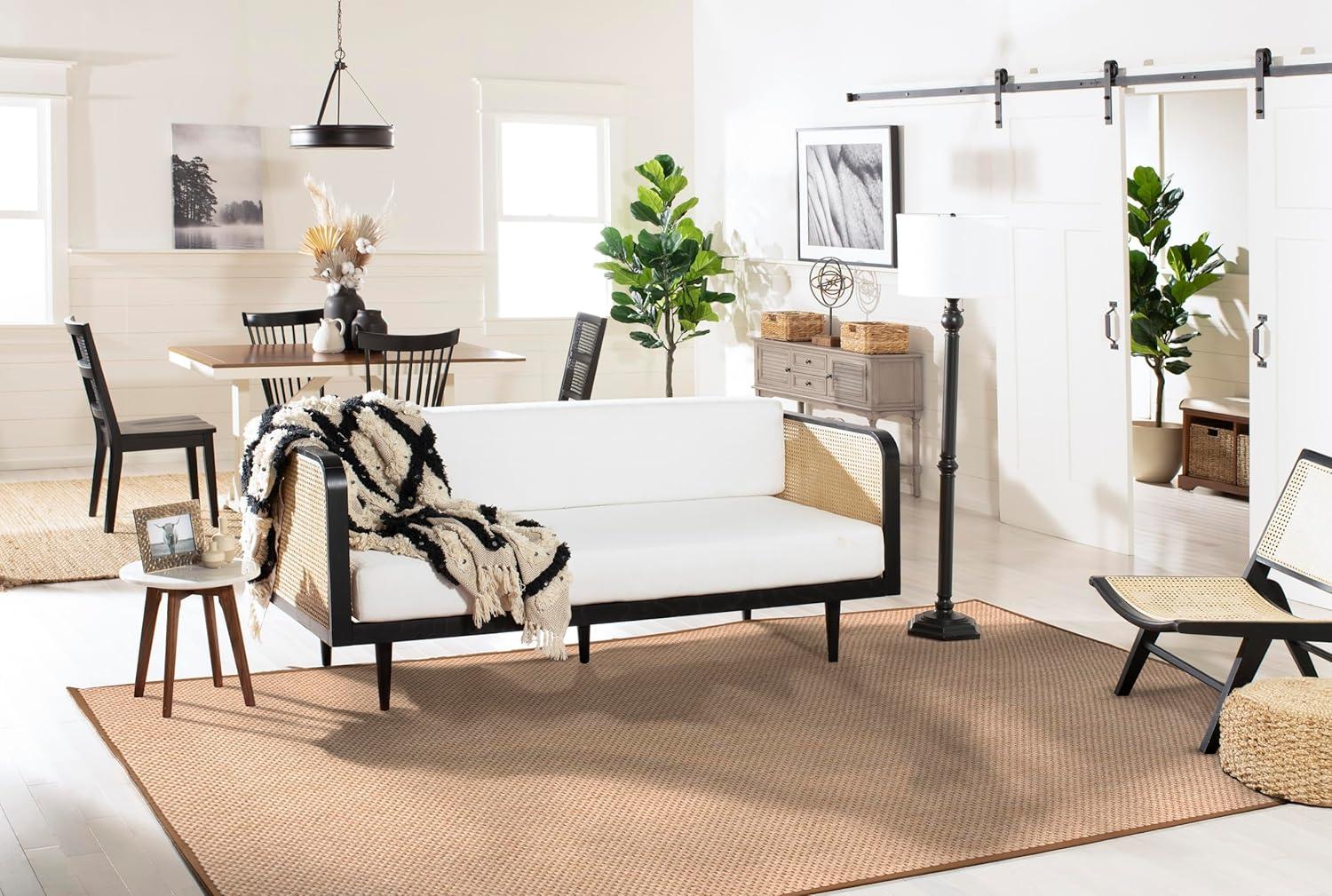 SAFAVIEH Natural Fiber Charlene Braided Jute Area Rug, Natural, 9' x 12'