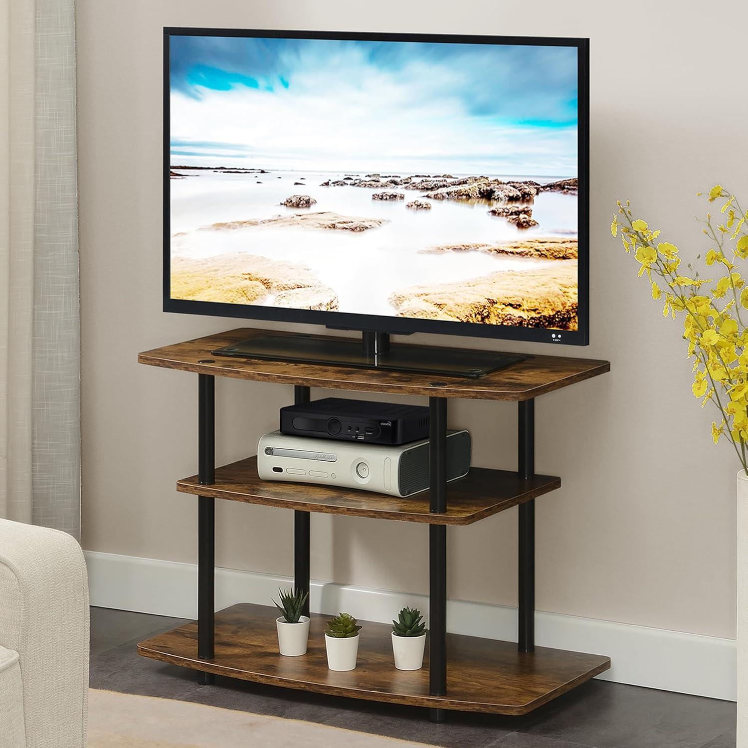 Convenience Concepts Designs2Go 3 Tier TV Stand Multiple Finishes
