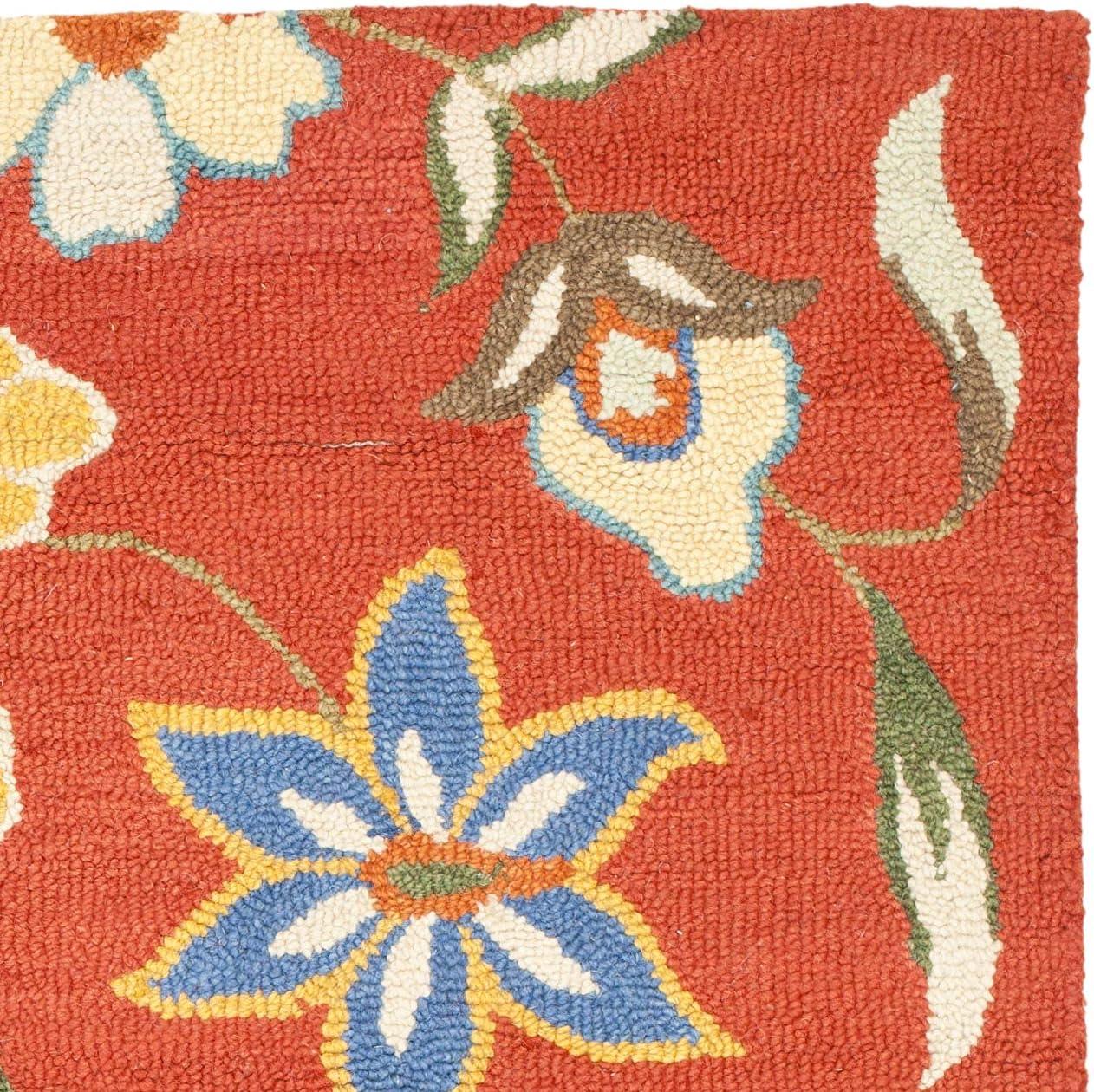 Blossom BLM673 Hand Hooked Area Rug  - Safavieh