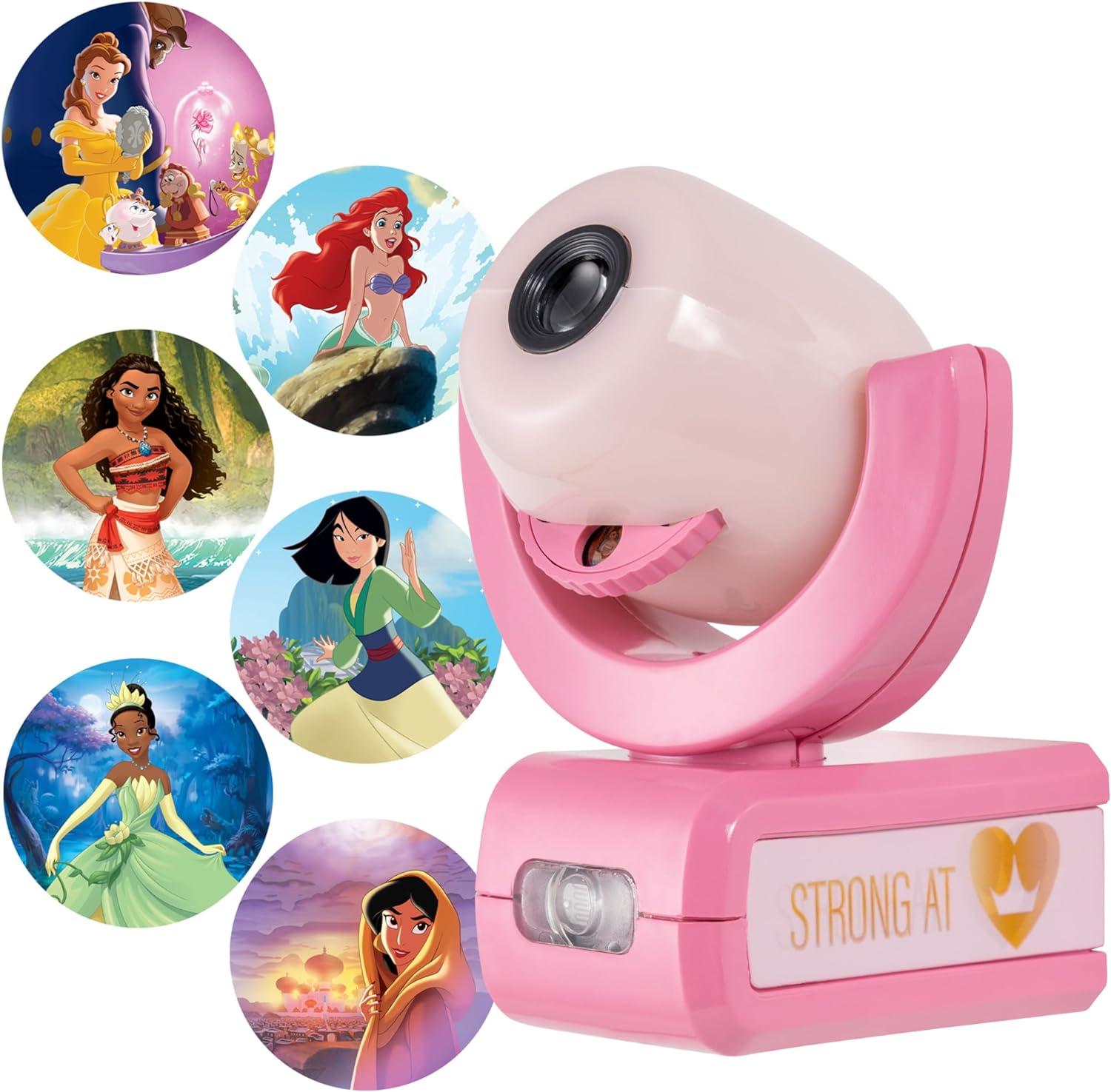 Disney Princess Pink LED Night Light with 6 Images