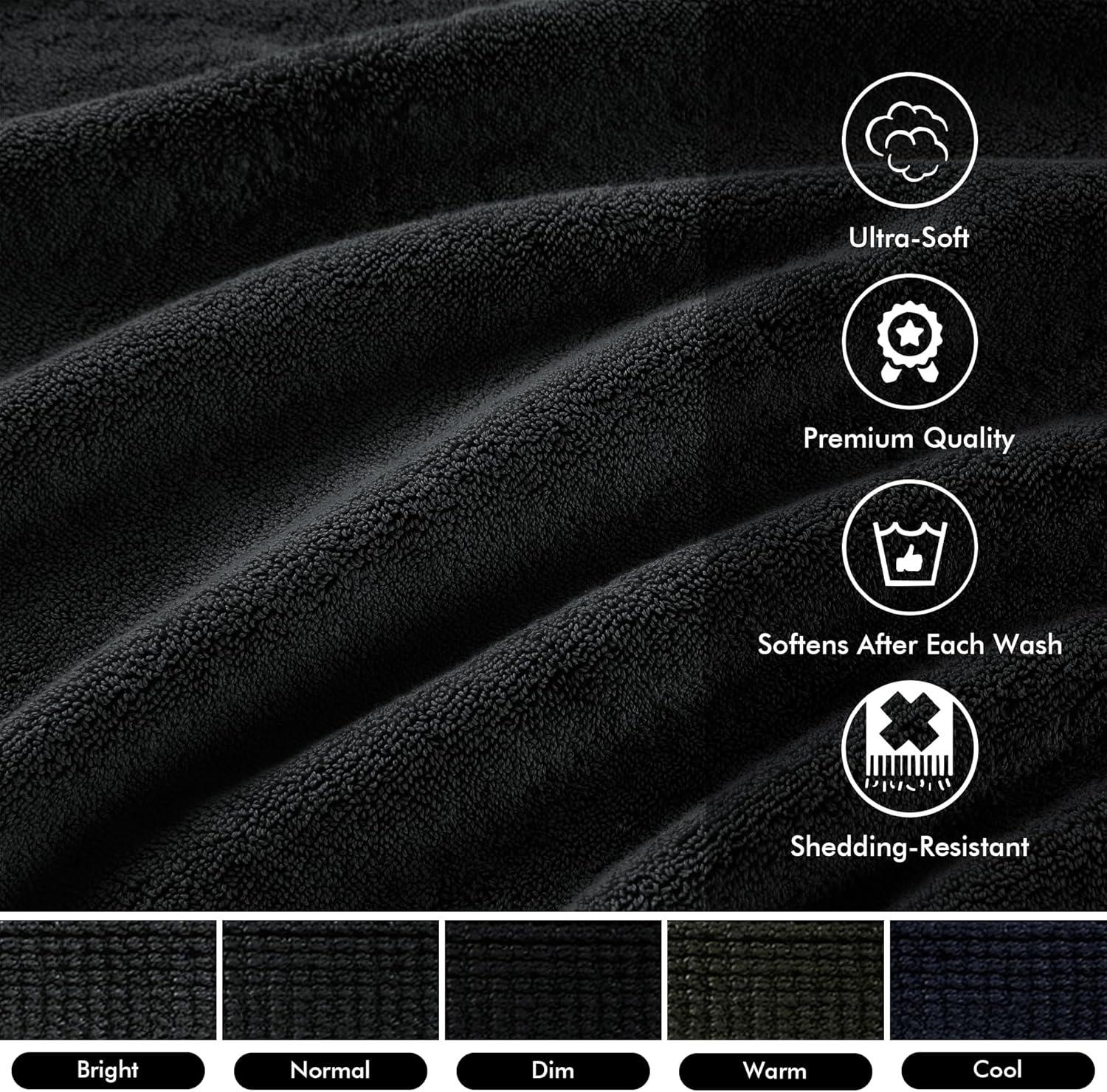 Madison Park Signature 800GSM Ultra-Soft 100% Cotton Absorbent Towel Set