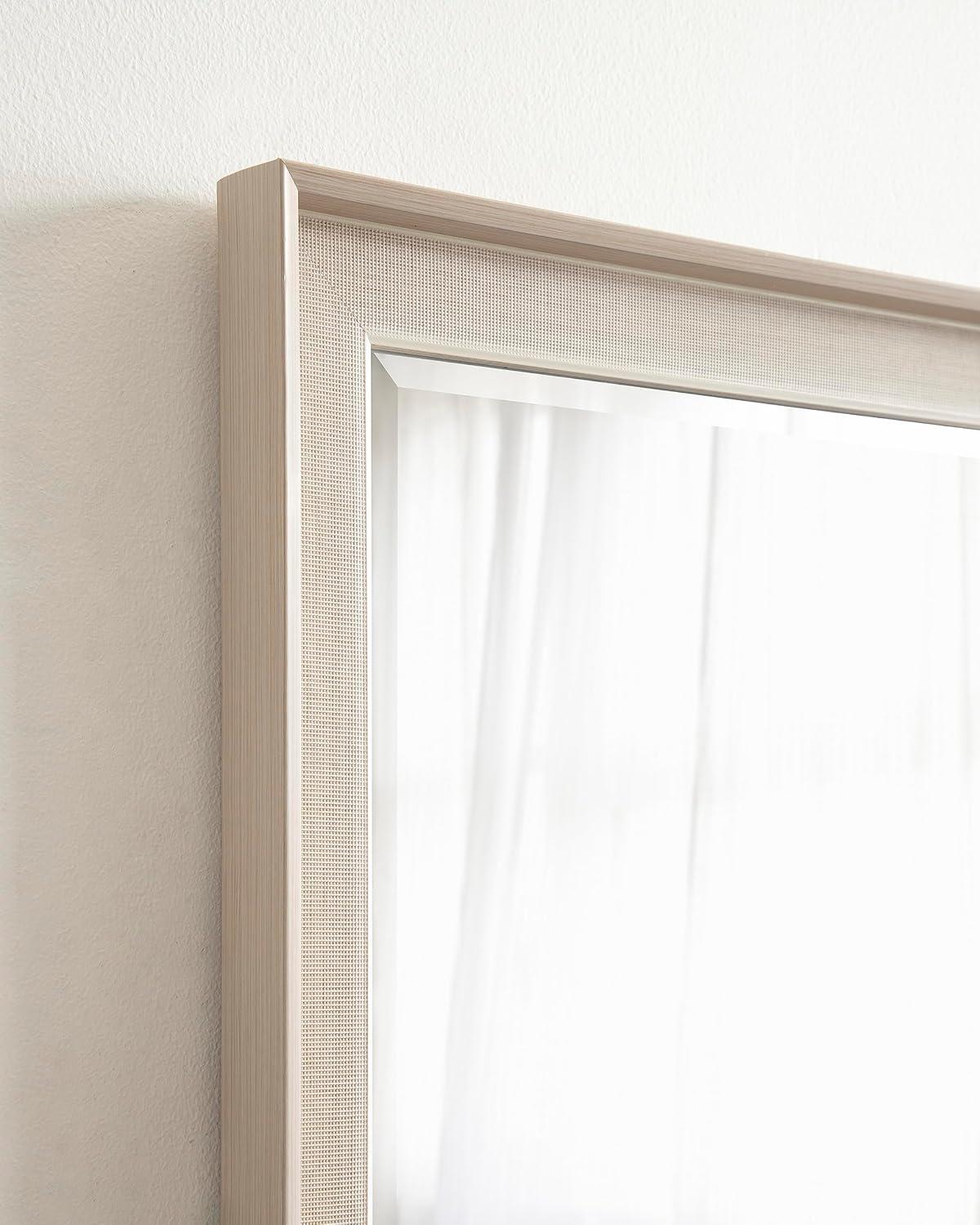 Kobert Rectangle Wall Mirror Natural - Kate & Laurel All Things Decor