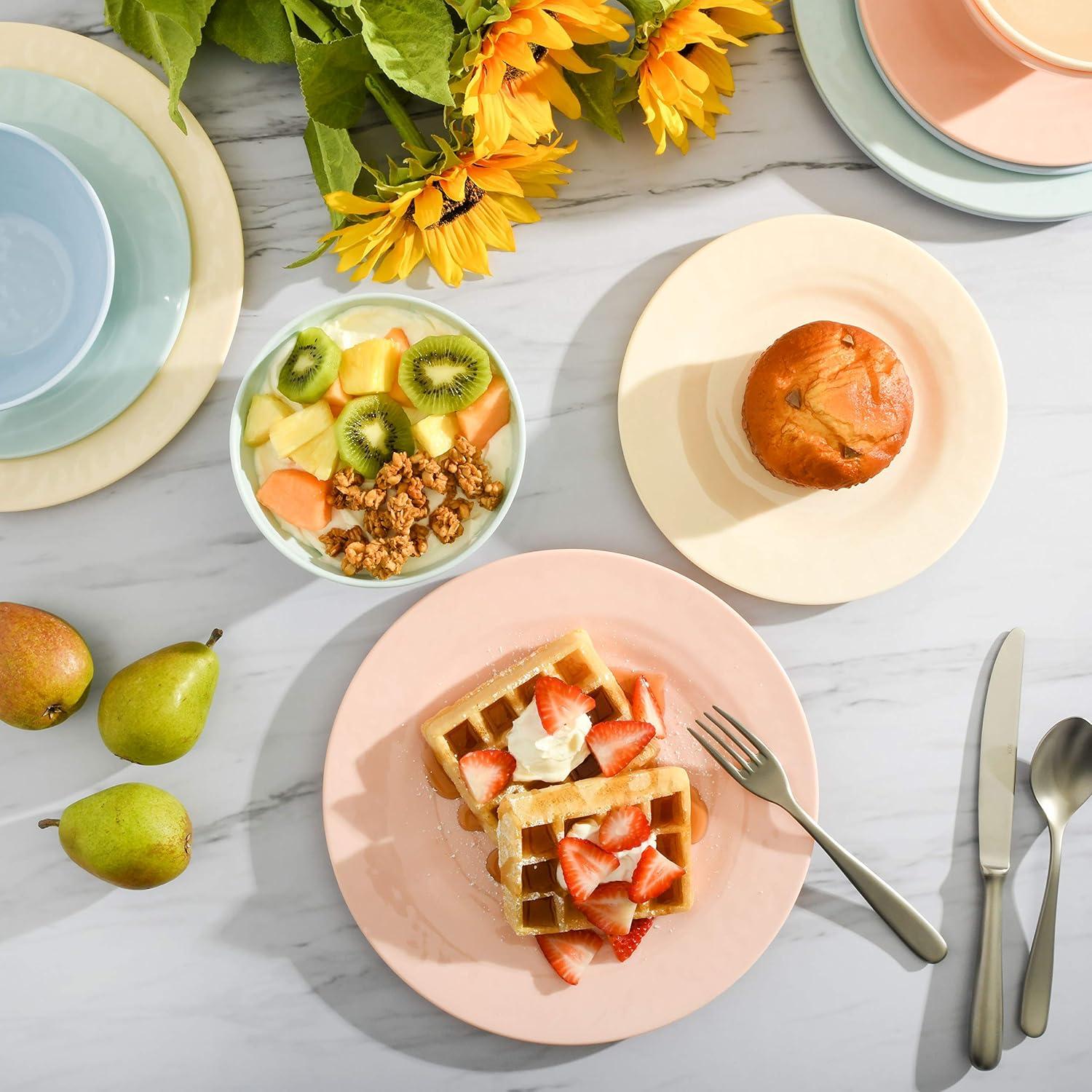 Gibson Elite 12pc Melamine Brist Dinnerware Set