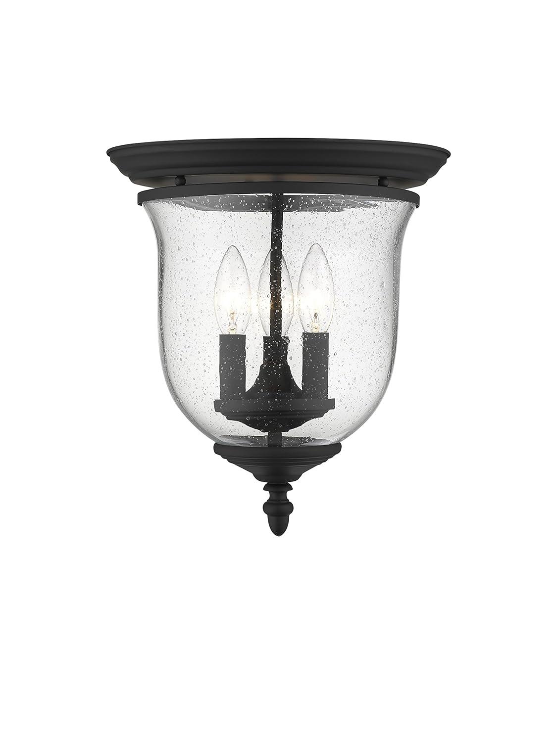 Livex Lighting Legacy 3 - Light Flush Mount in  Black
