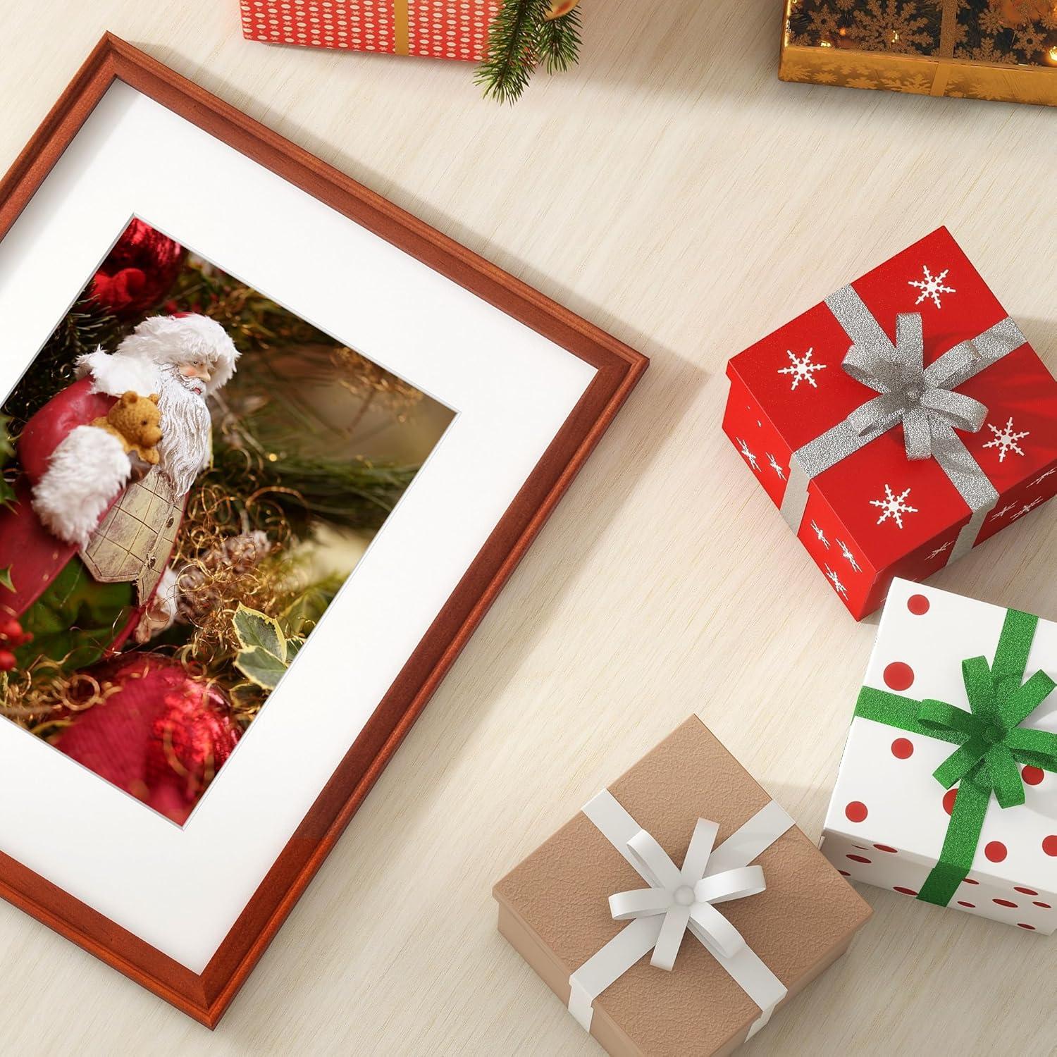 18x24 Frame White Wheat Solid Wood Picture Frame | Moulding Width 0.75 Inches | Interior Depth 0.5