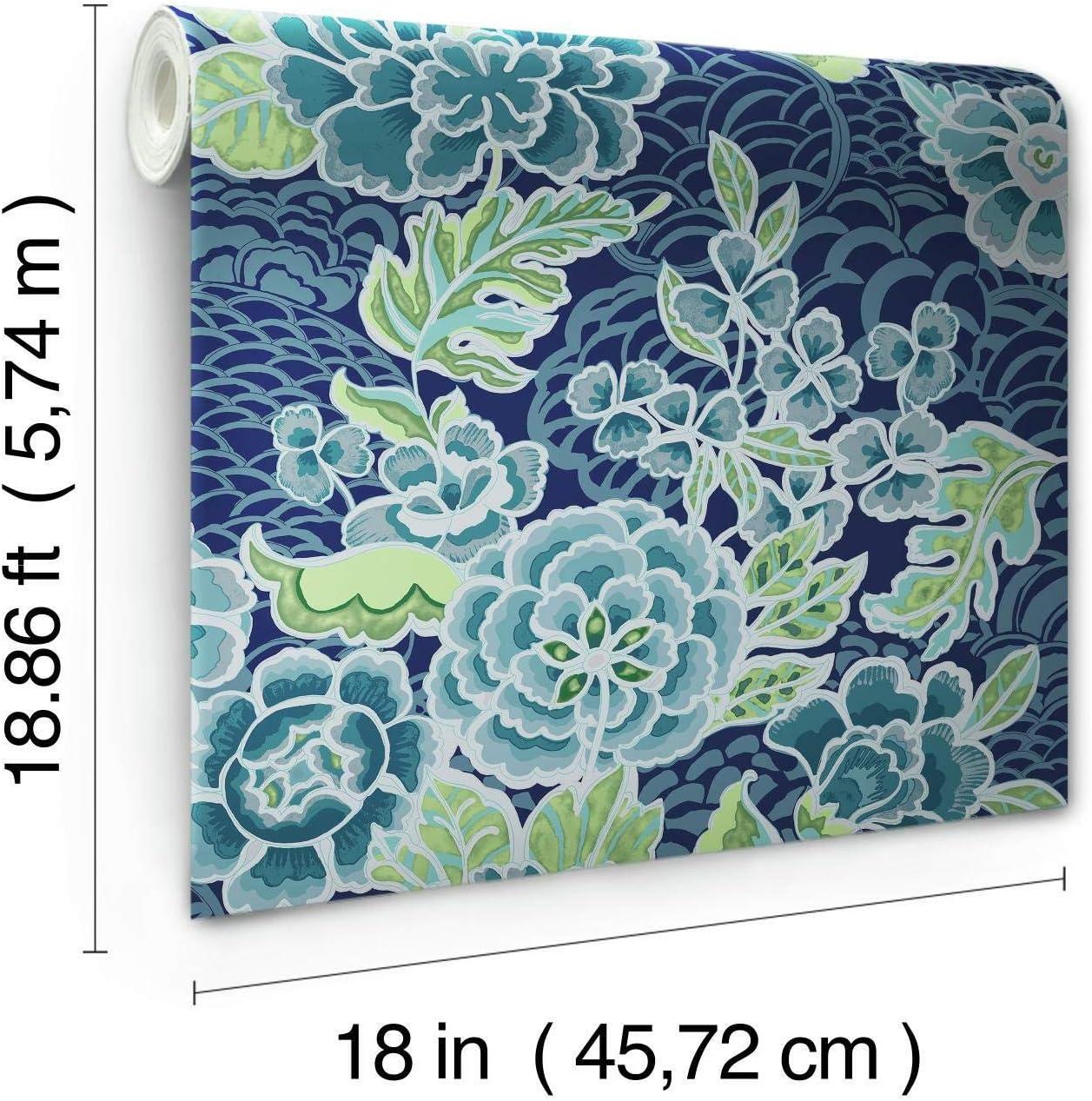 Waverly Peel & Stick Floral Roll