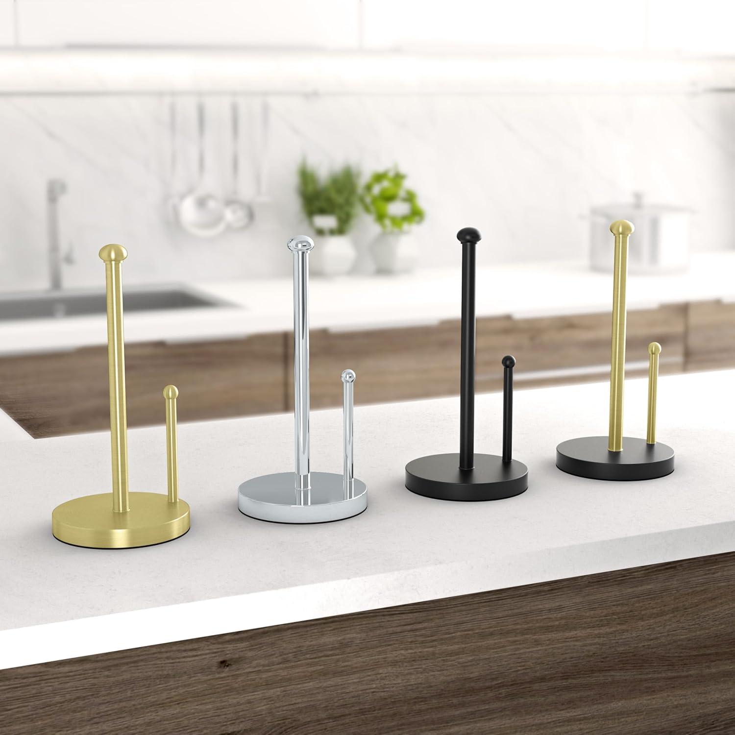 Kitchen Accessories | Countertop Solid Brass Paper Towel Holder