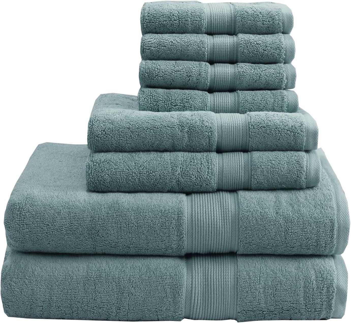 8pc Cotton Bath Towel Set