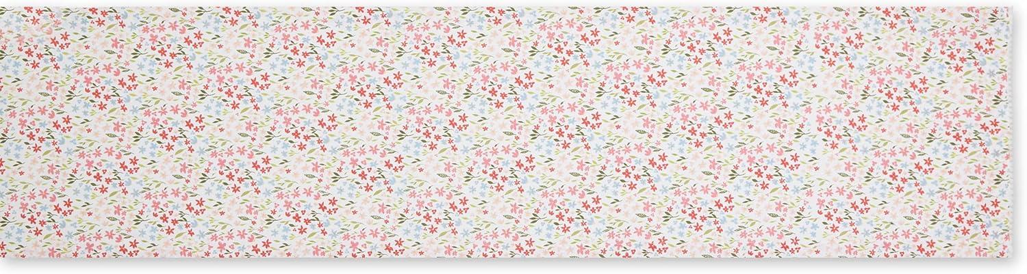 Sweet Flowers Printed Table Runner 14x72