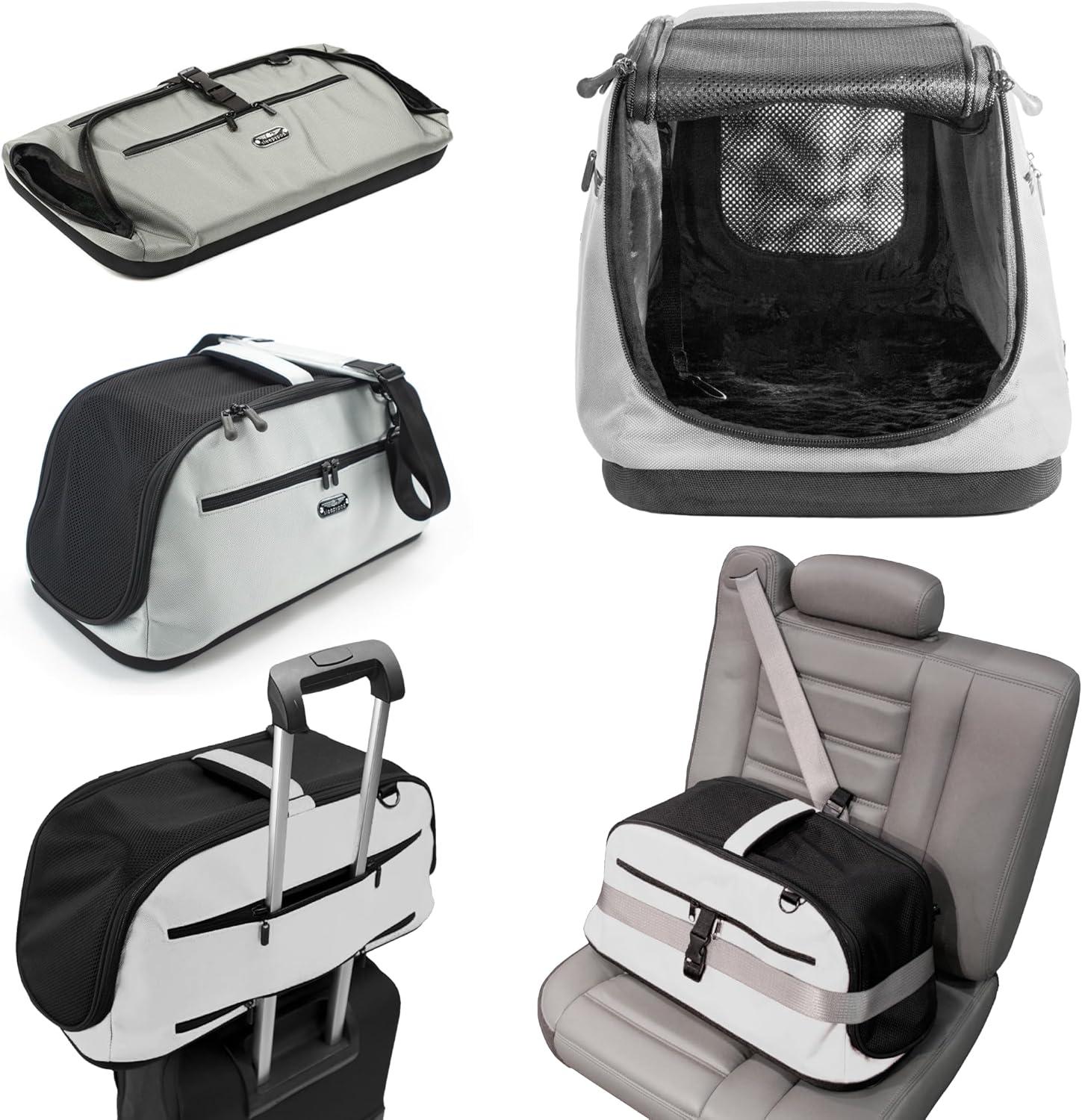 Sleepypod Ai-Sil In-Cabin Pet Carrier -Glacier Silver