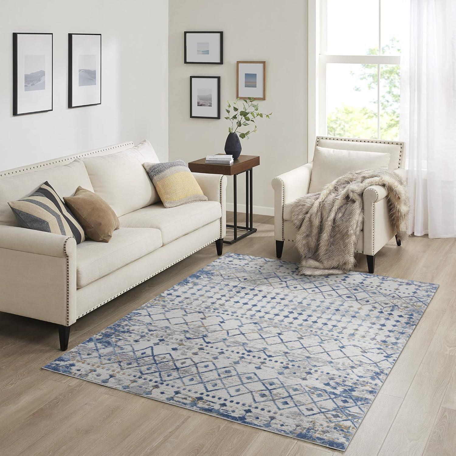 Madison Park Hannah Moroccan Global Woven Area Rug