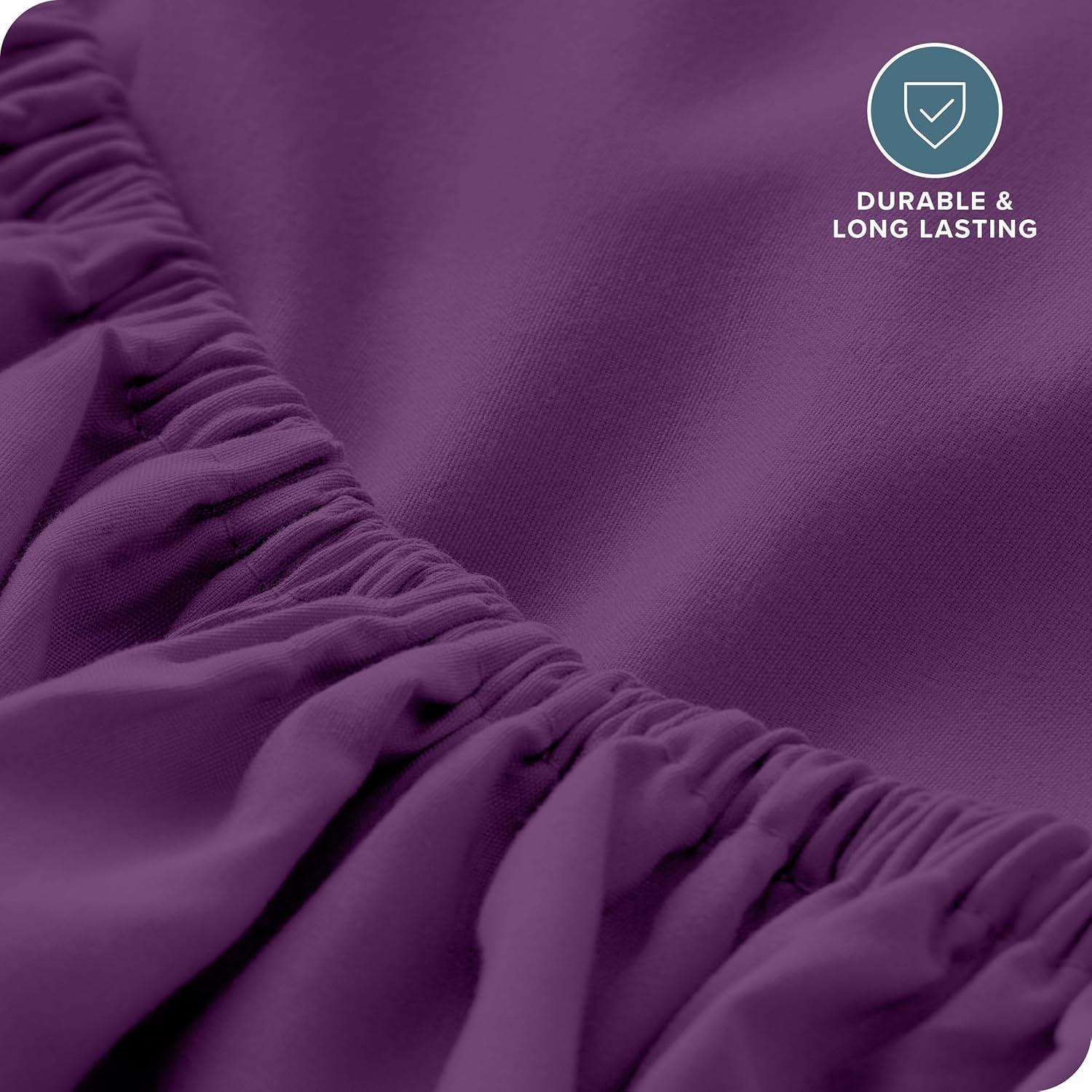 Bare Home Microfiber Fitted Sheet