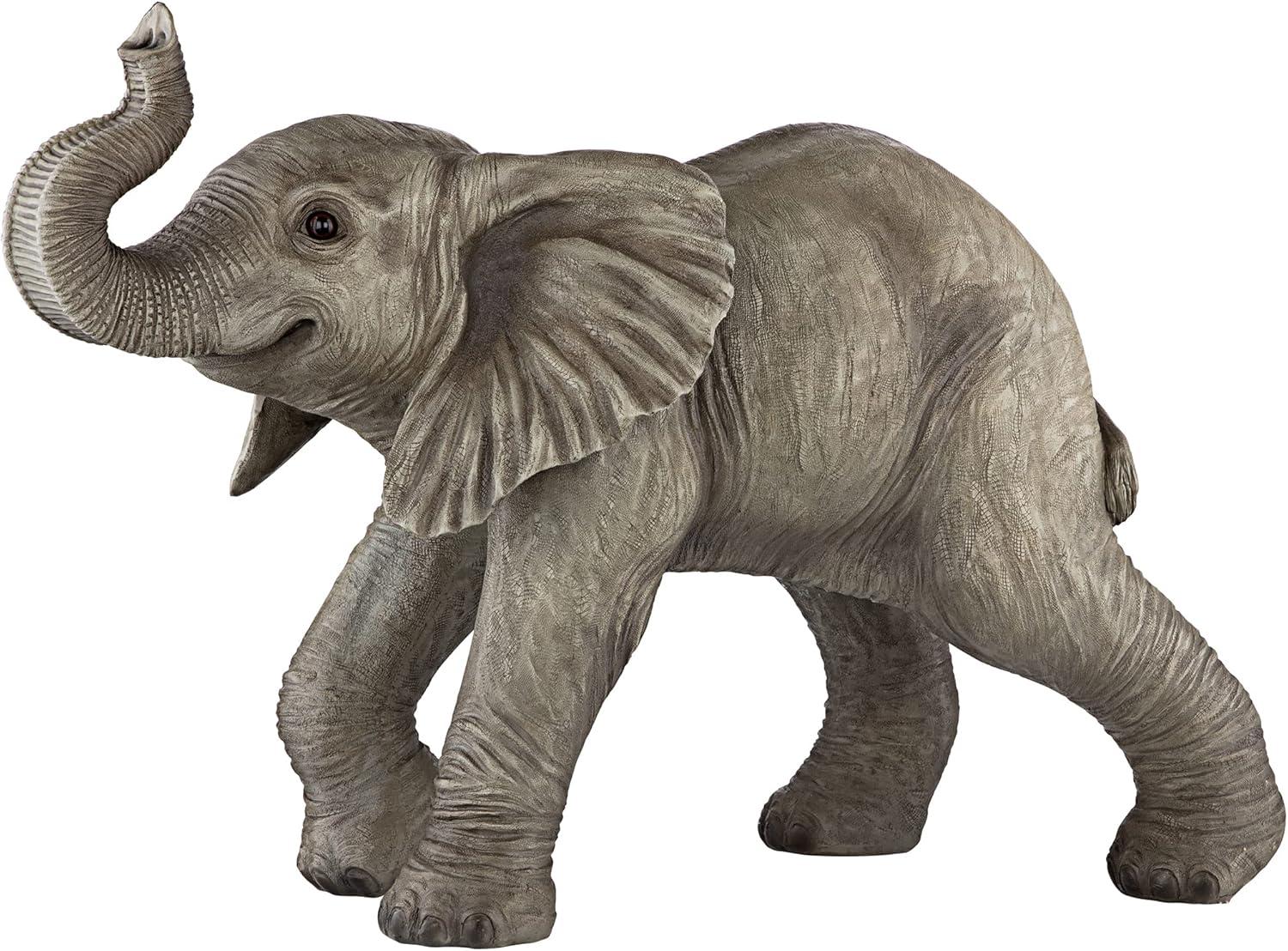 Dakota Fields Kalamazoo Elephant Weather Resistant Resin Garden Statue