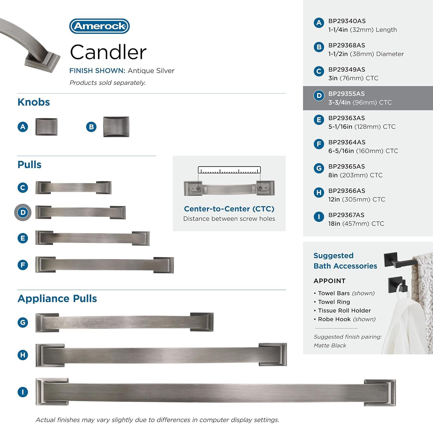 Amerock Candler Center to Center Arch Pull