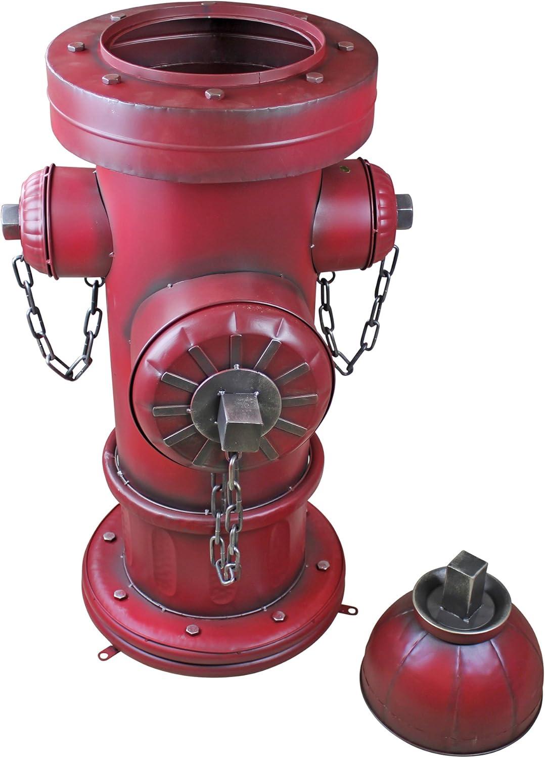 Vintage Metal Fire Hydrant Statue