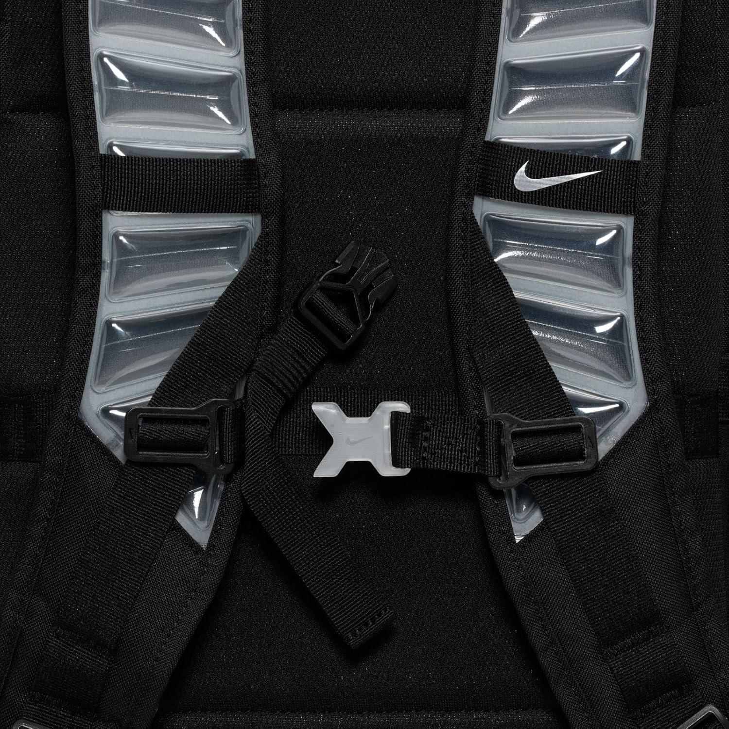Nike Men's Hoops Elite Backpack, Black Anthracite and Metallic Silver