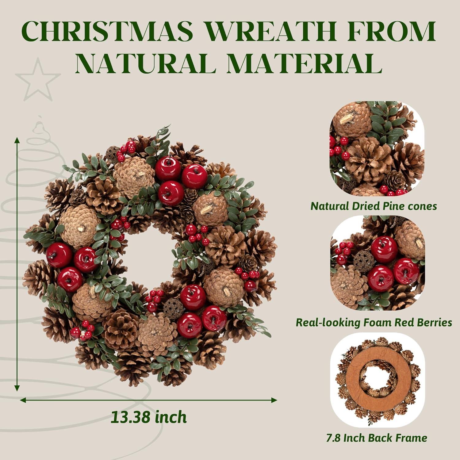 Northlight Seasonal Faux Mixed Assortment Plastic 2'' Wreath