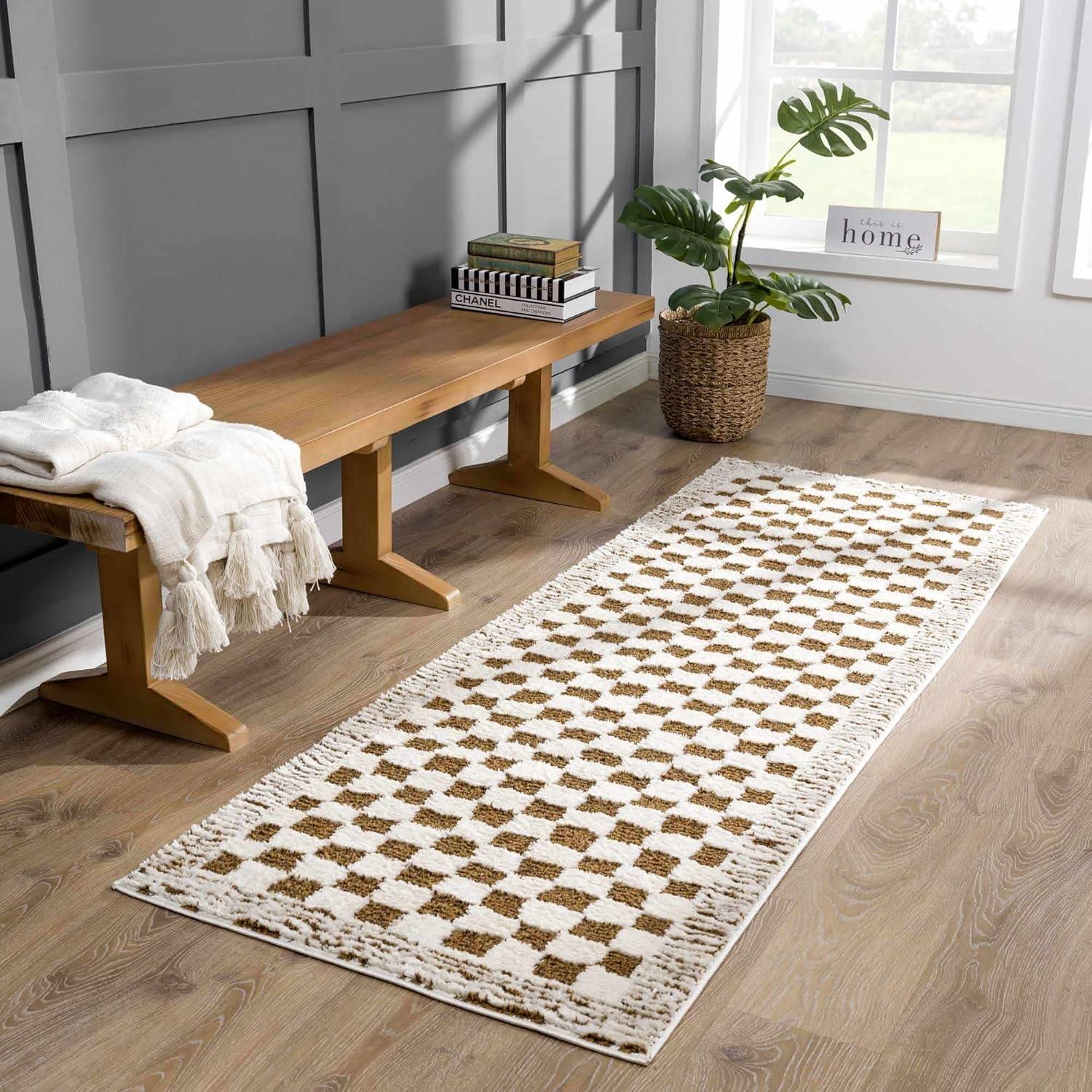 Hauteloom Rectangle Area Rug   Cream