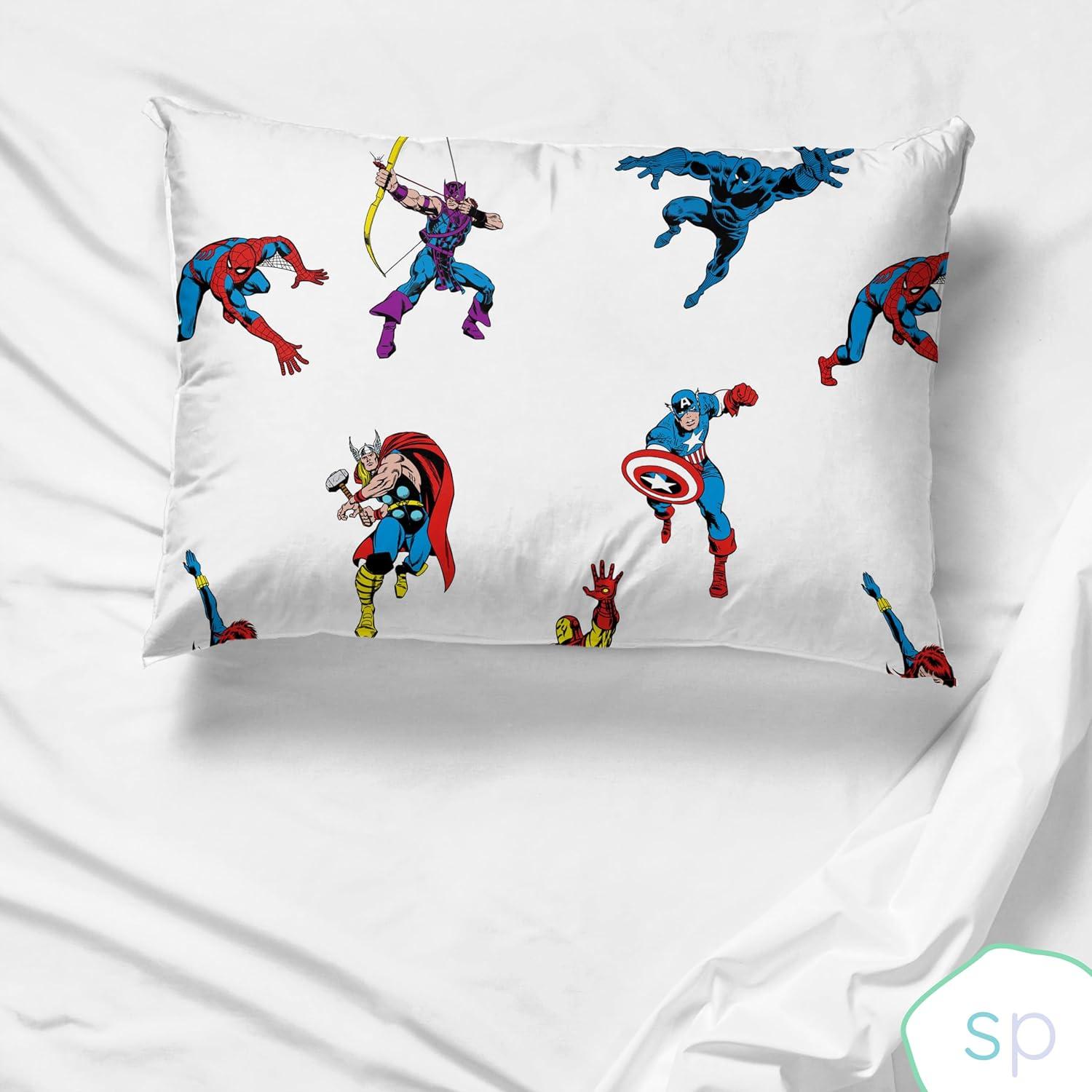 Saturday Park Marvel Comics Invincible 100% Organic 2 Pack Cotton Pillowcase