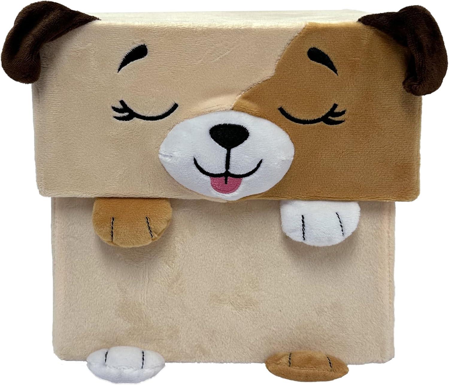Happy Nappers: Adorable Storables - Dog - Tan & Brown - 8” Ages 1+