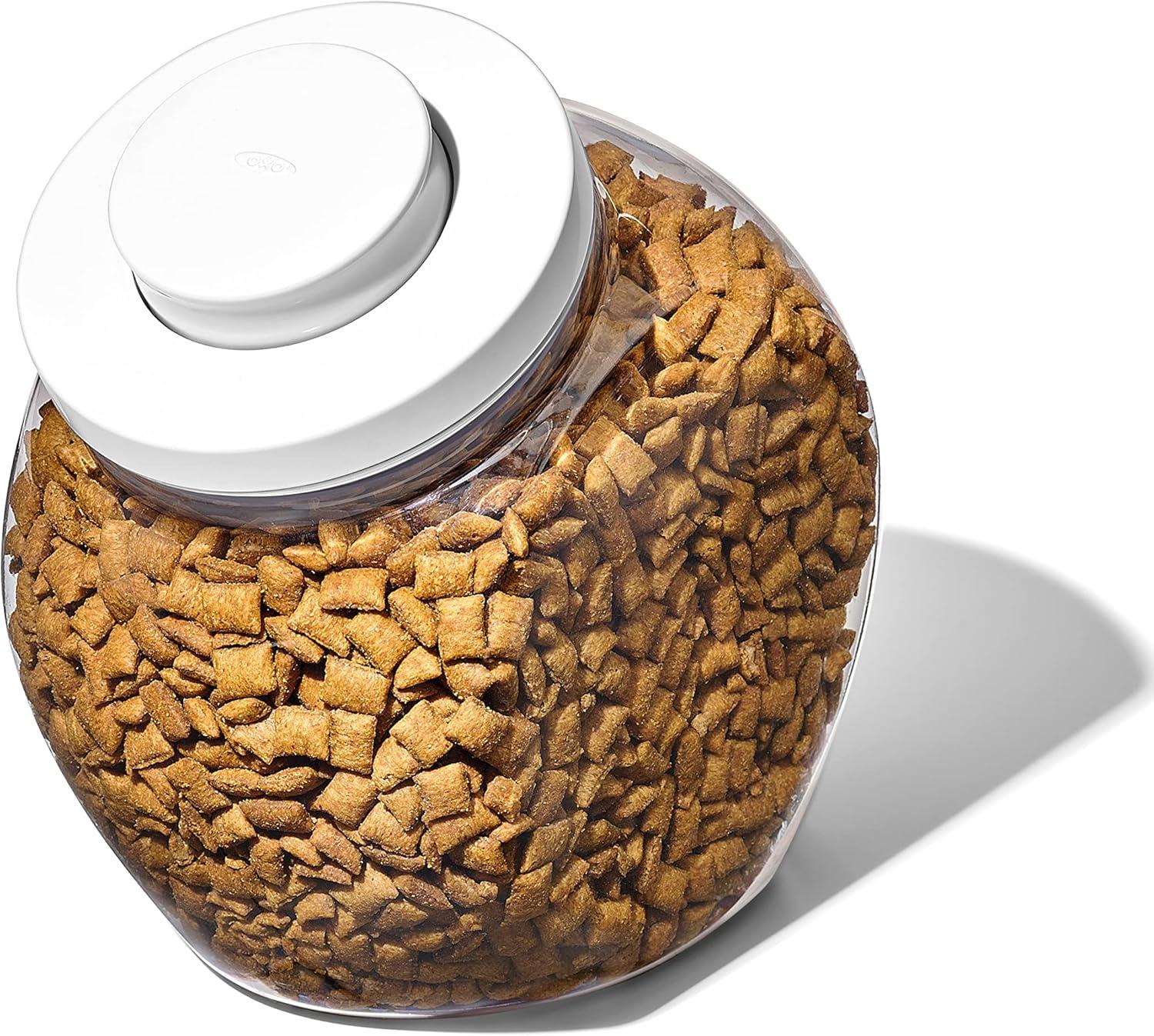 Airtight BPA-Free Plastic Pet Treat Storage Jar