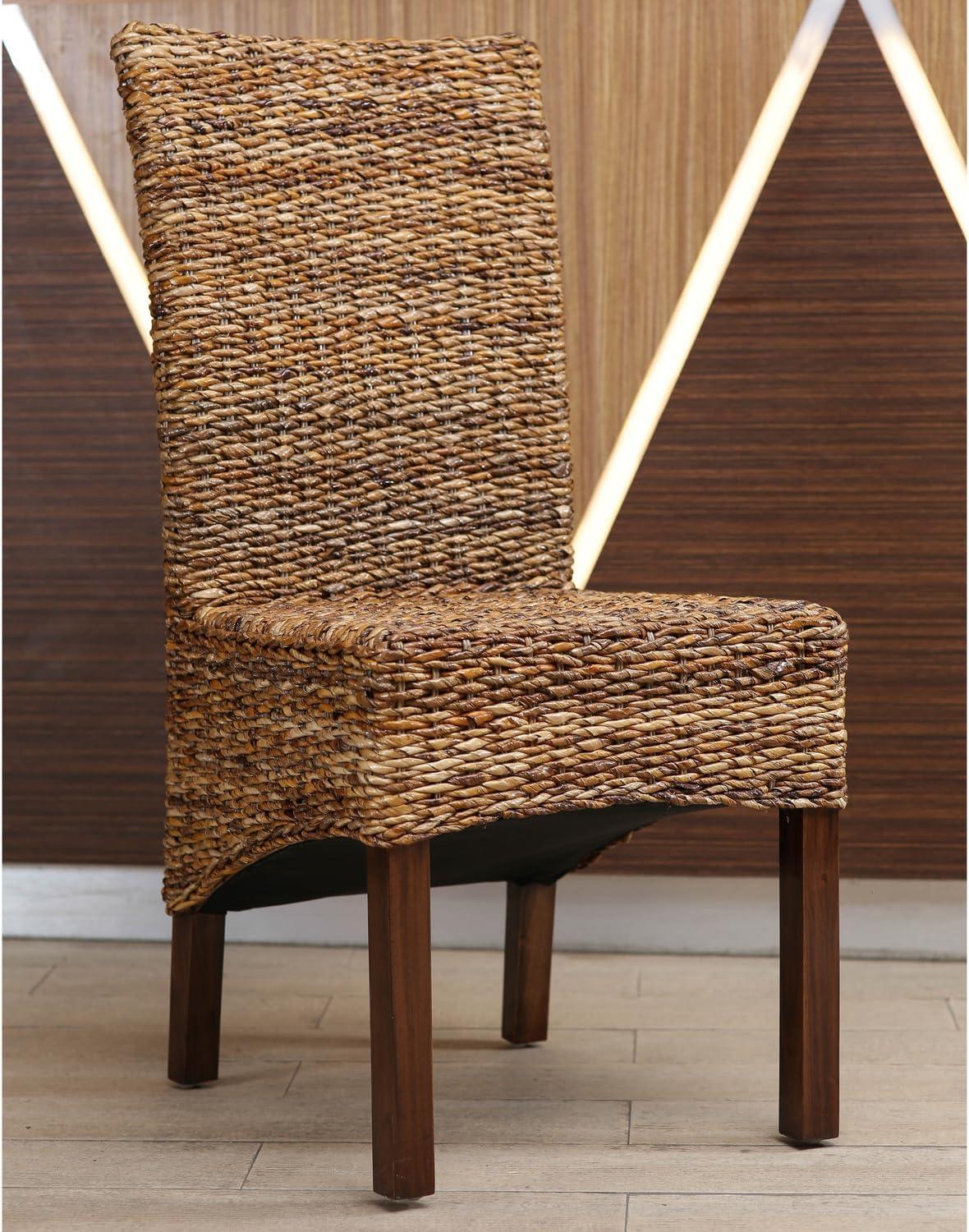 International Caravan Gaby Woven Banana Dining Chair