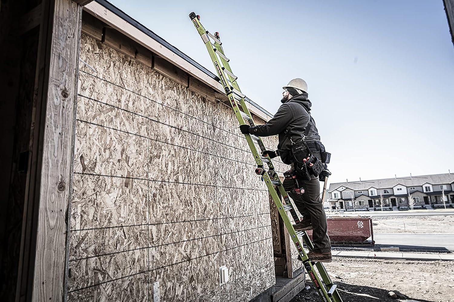 Little Giant Ladder Systems Multipurpose Dark Horse Ladder, 4 to 7 ft, Fiberglass Multi-color