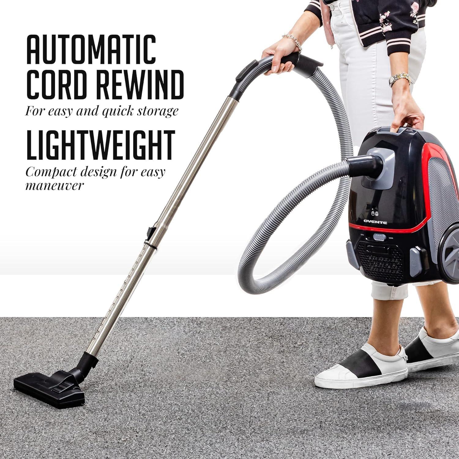 Ovente Canister Vacuum