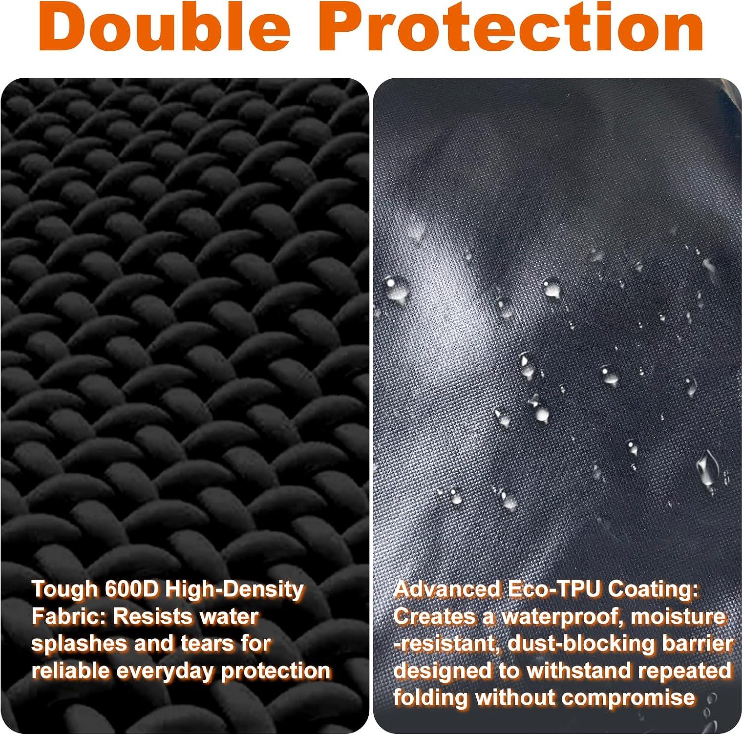 Cupohus Waterproof Art Portfolio Bag 20" x 26" for 18" x 24" Artworks with Outer Pockets and Handle, Student Carrying Storage Bag