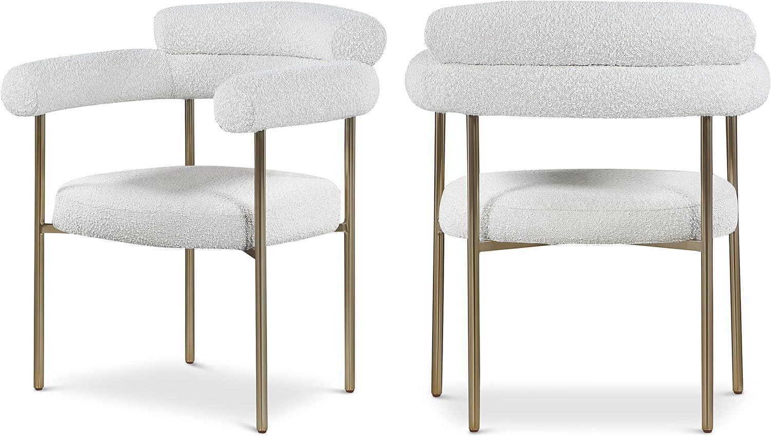 Meridian Furniture Blake Cream Dining Chair (Set of 2)