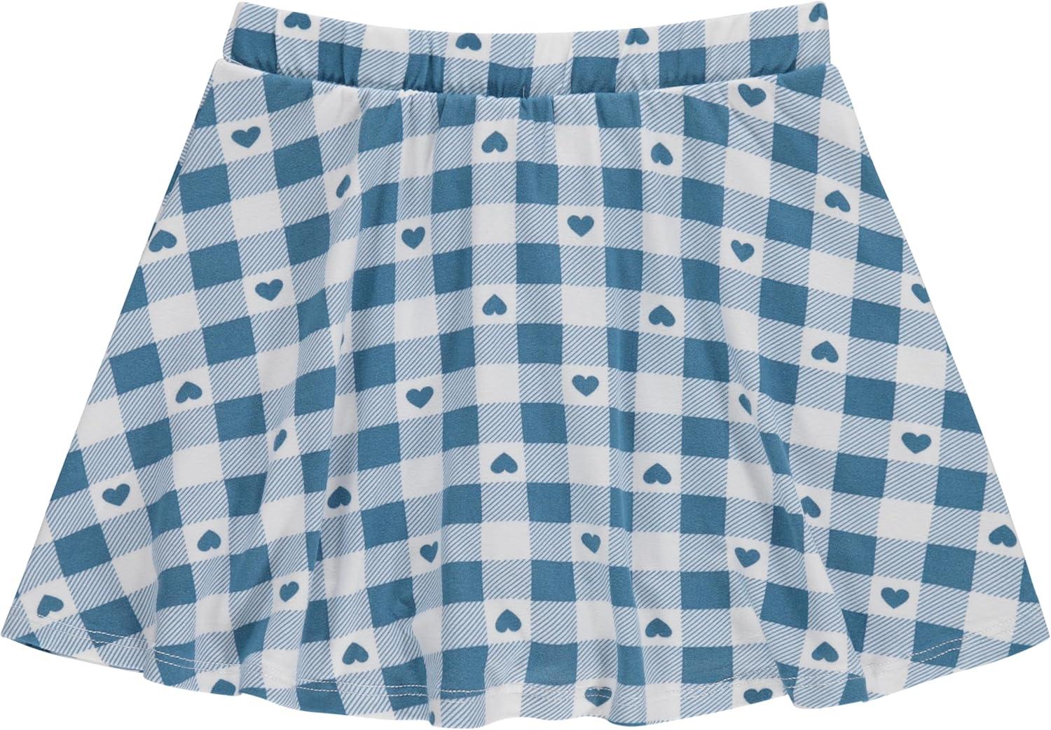 Girls 4-Pack Blue and White Cotton Wardrobe Set