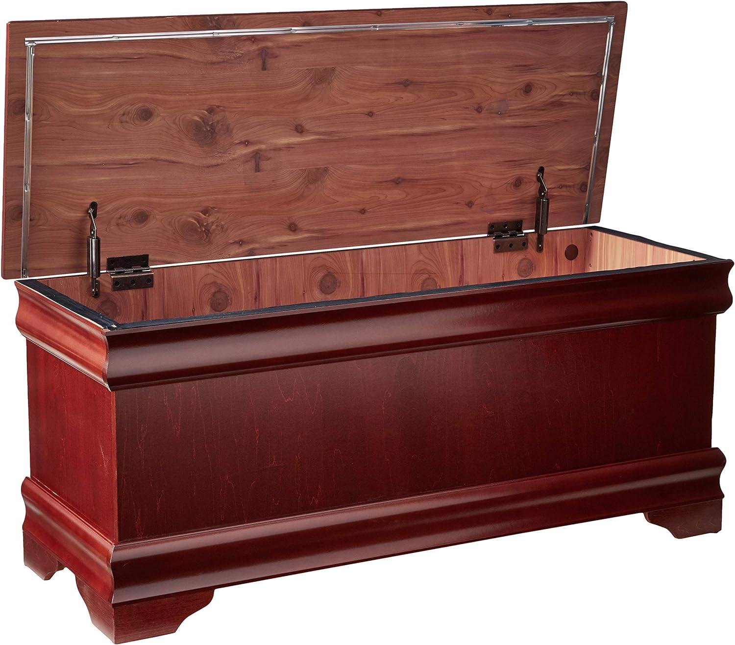 Coaster Pablo Traditional Rectangular Wood Cedar Chest Warm Brown