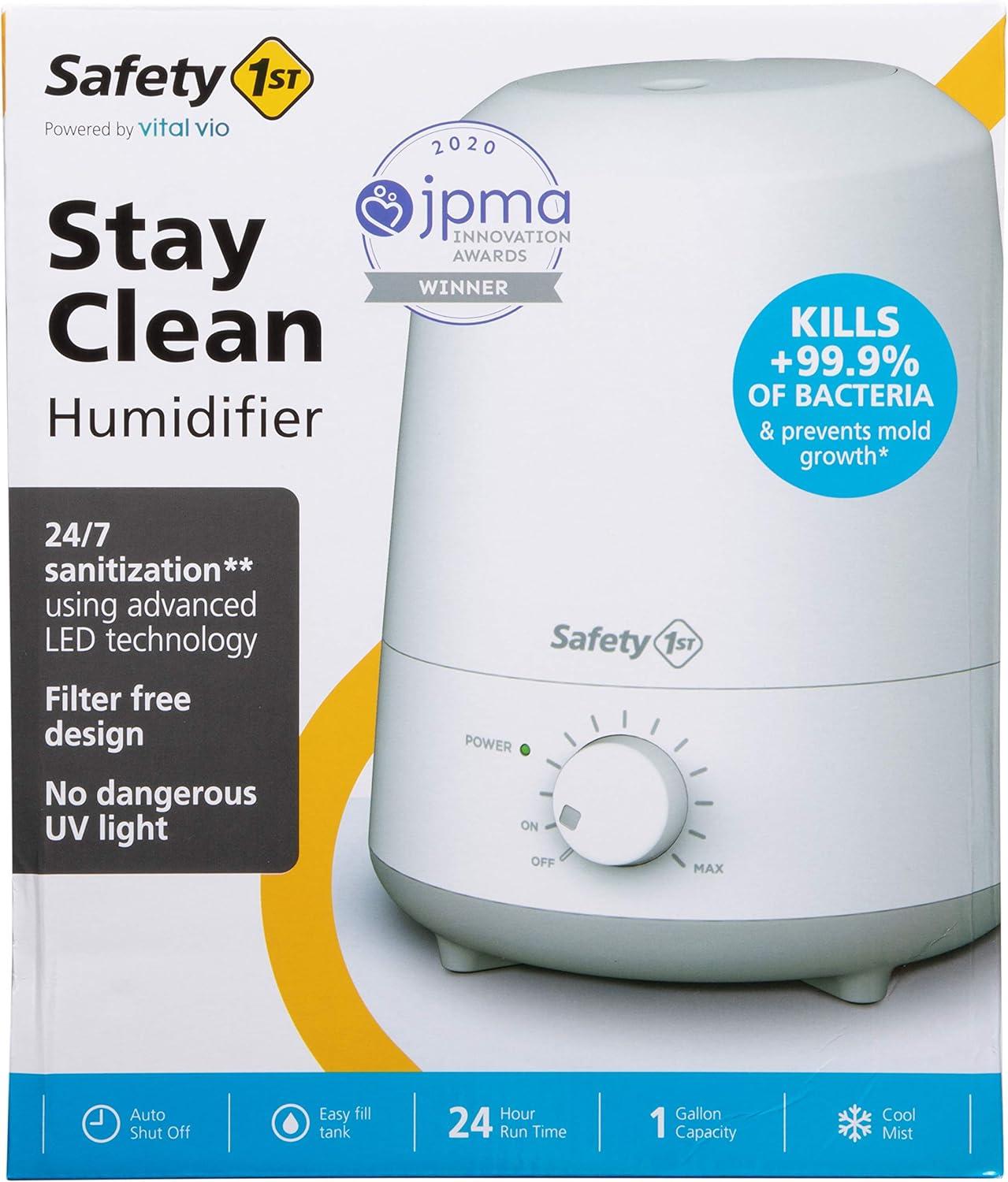 Safety 1st Stay Clean Humidifier, White