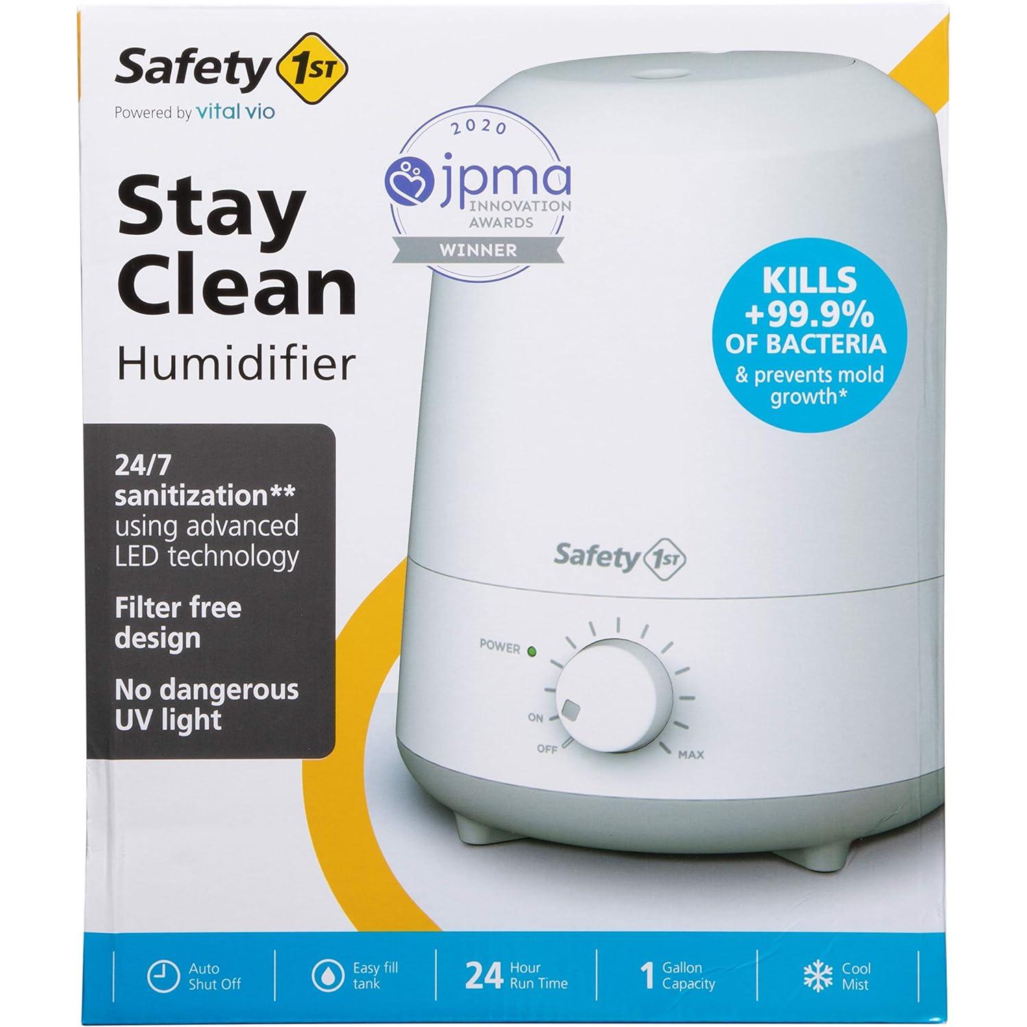 Safety 1st Stay Clean Humidifier, White