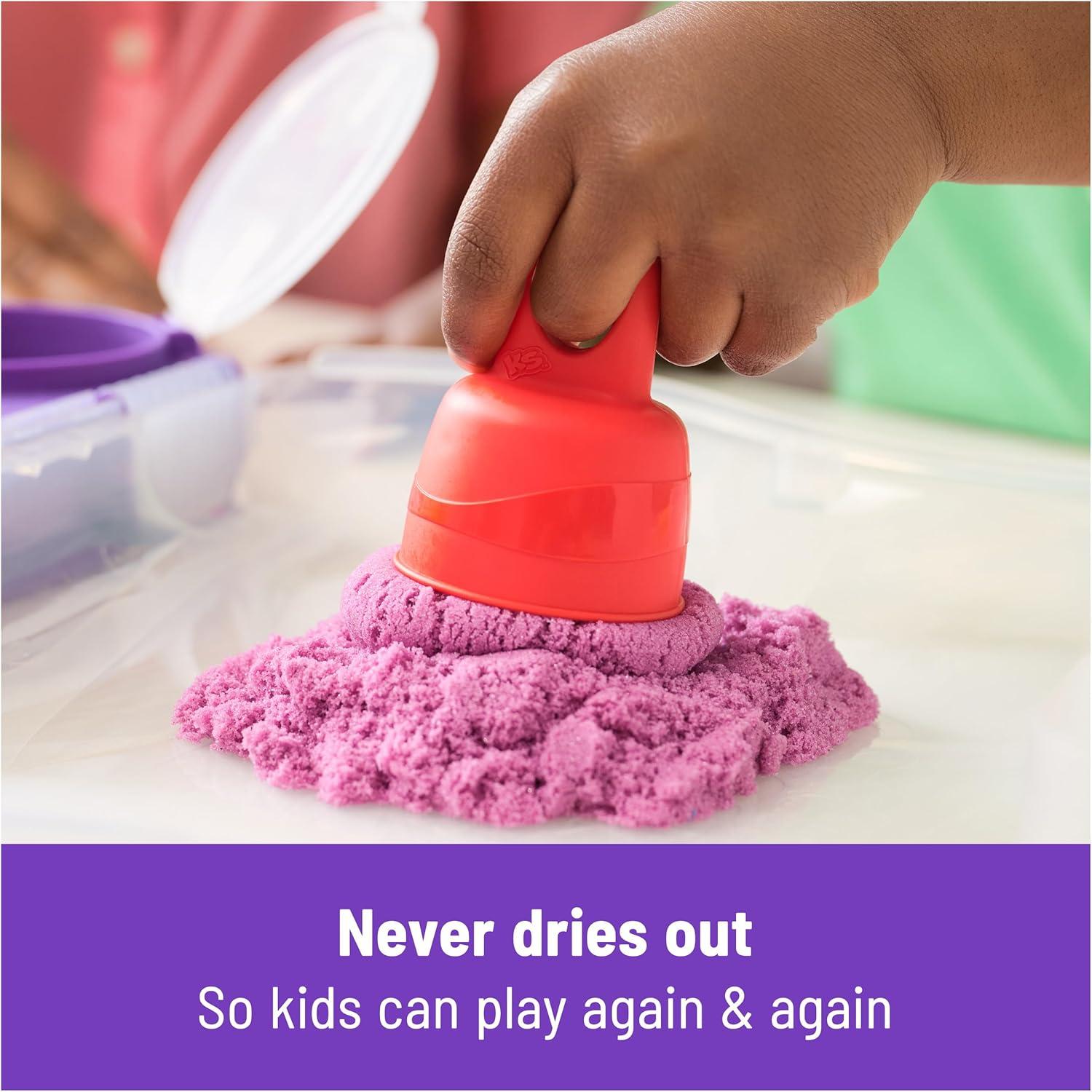 Kinetic Sand Variety Case with Tools and Storage