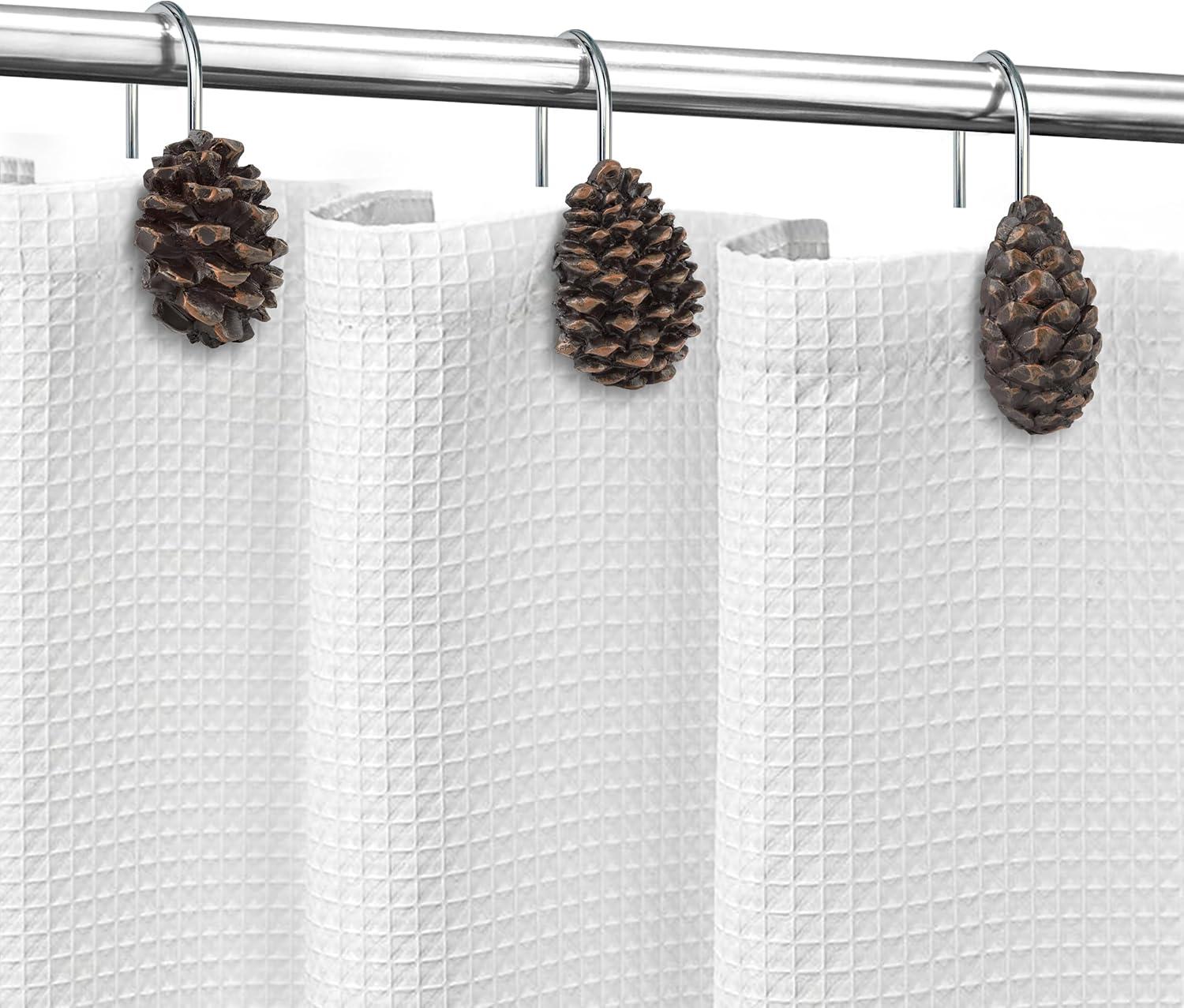 Park Designs Pinecone Shower Curtain Hook Set of 12