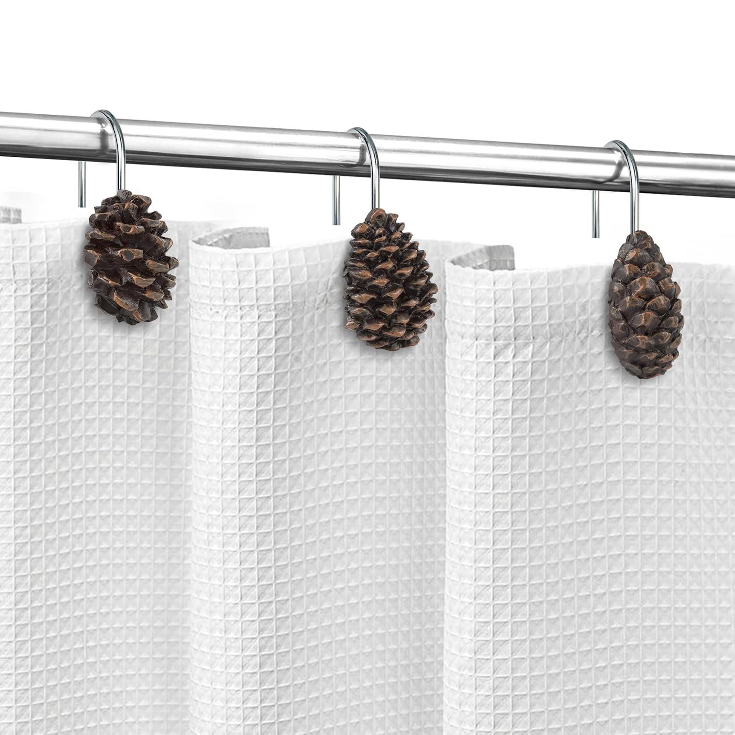 Park Designs Pinecone Shower Curtain Hook Set of 12