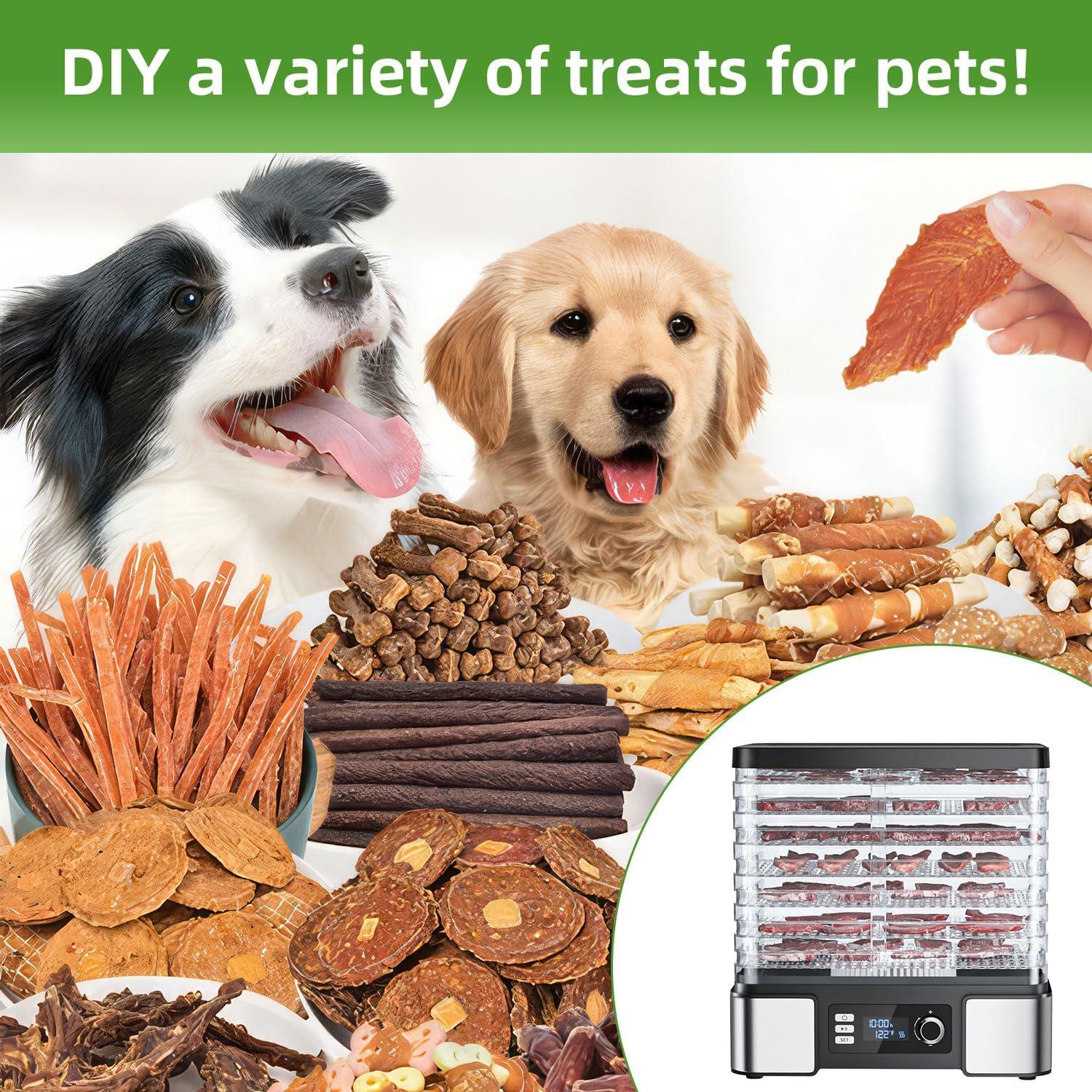 MASTER CRAFT WINDOW AND DOOR Food Dehydrator Machine Dryer For Jerky: Stainless Steel Dehydrater For Fruit Herb - Digital Food Drier For Meat Beef Dehydration