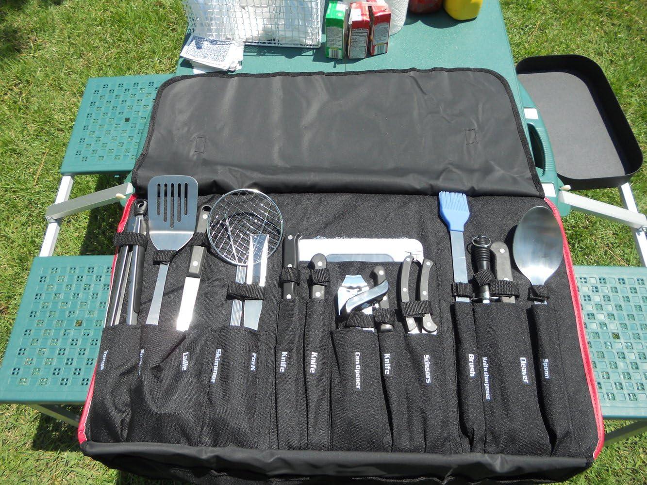 King Kooker King Kooker 15-Piece Outdoor Heavy-Duty Grilling Tools and Accessories Set with Carrying Case